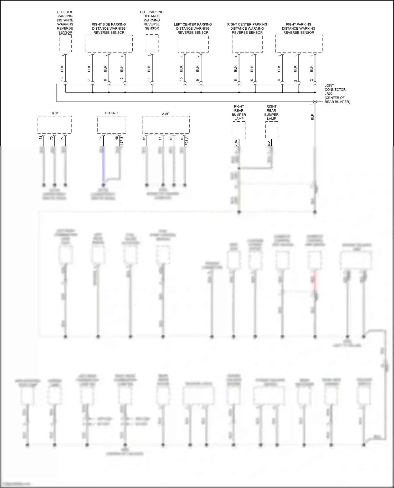 Hyundai Tucson IV (2020-2024) tailgate switch wiring diagram  (2 of 6)