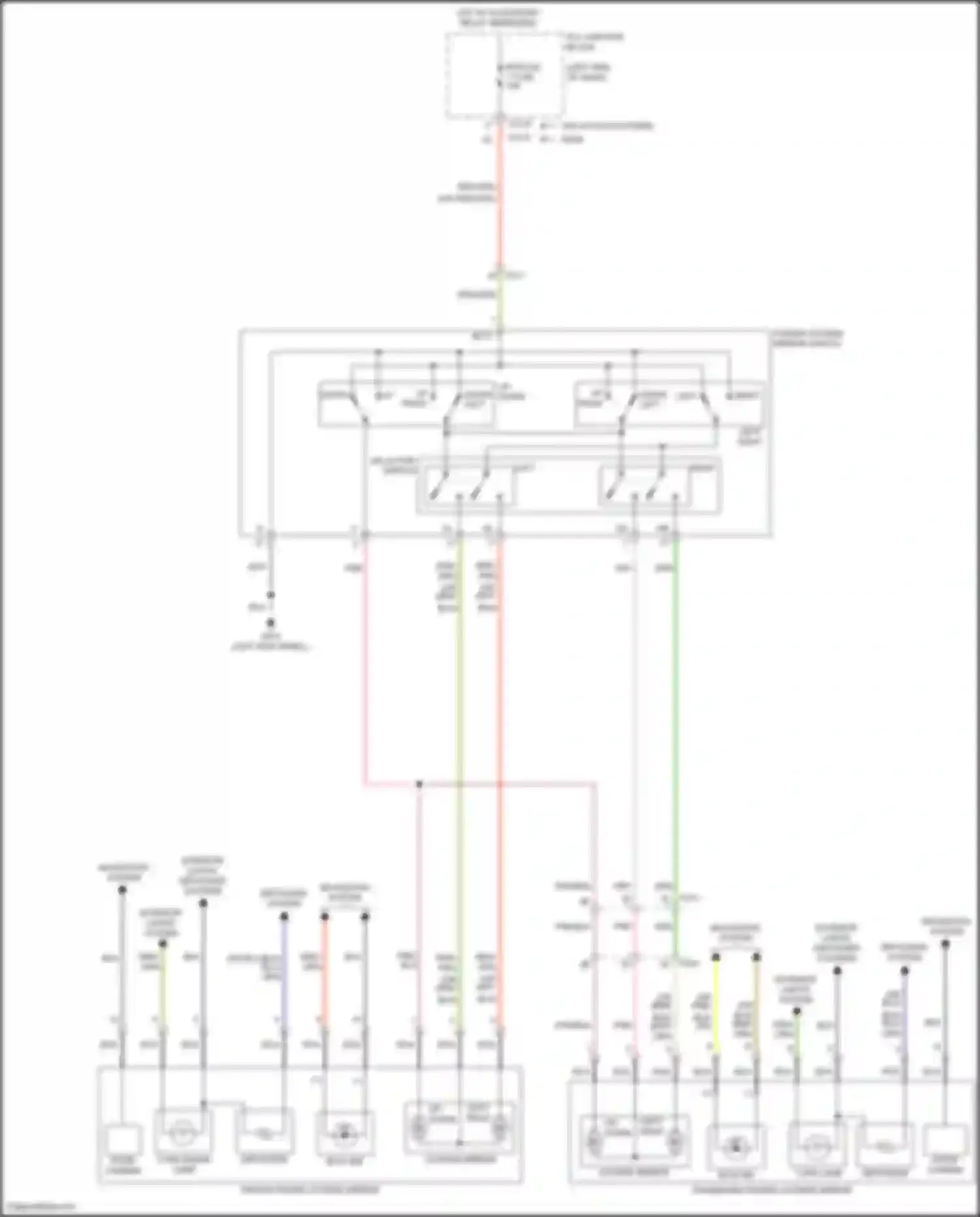 Wiring diagram turn signal lamp for Hyundai Tucson IV (2020-2024) (2 of 9)