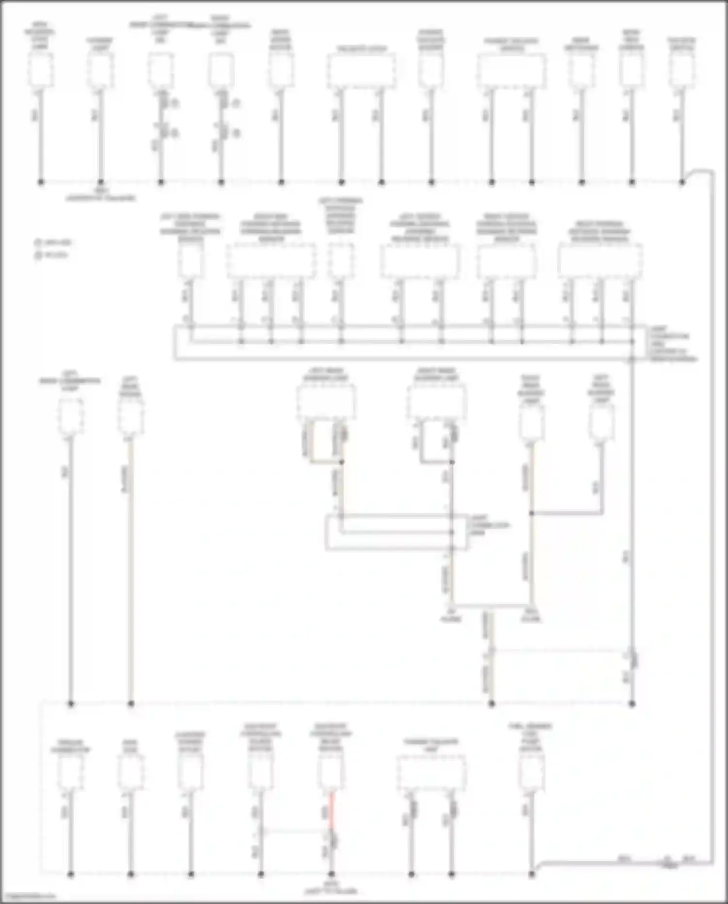 Wiring diagram w/ led for Hyundai Tucson IV (2020-2024) (3 of 16)