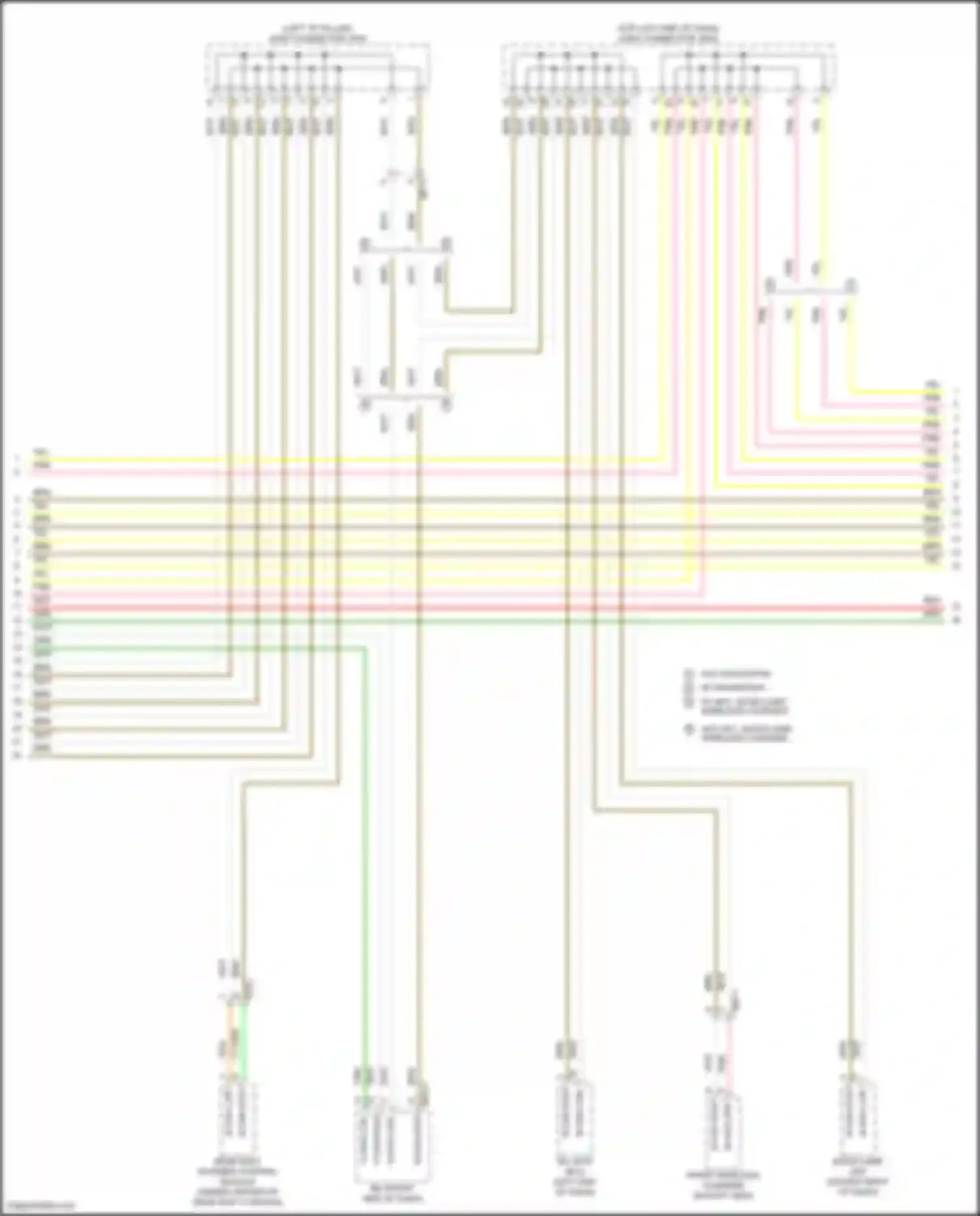 Wiring diagram w/ nfc, mood lamp, wireless charger for Hyundai Tucson IV (2020-2024) (1 of 3)