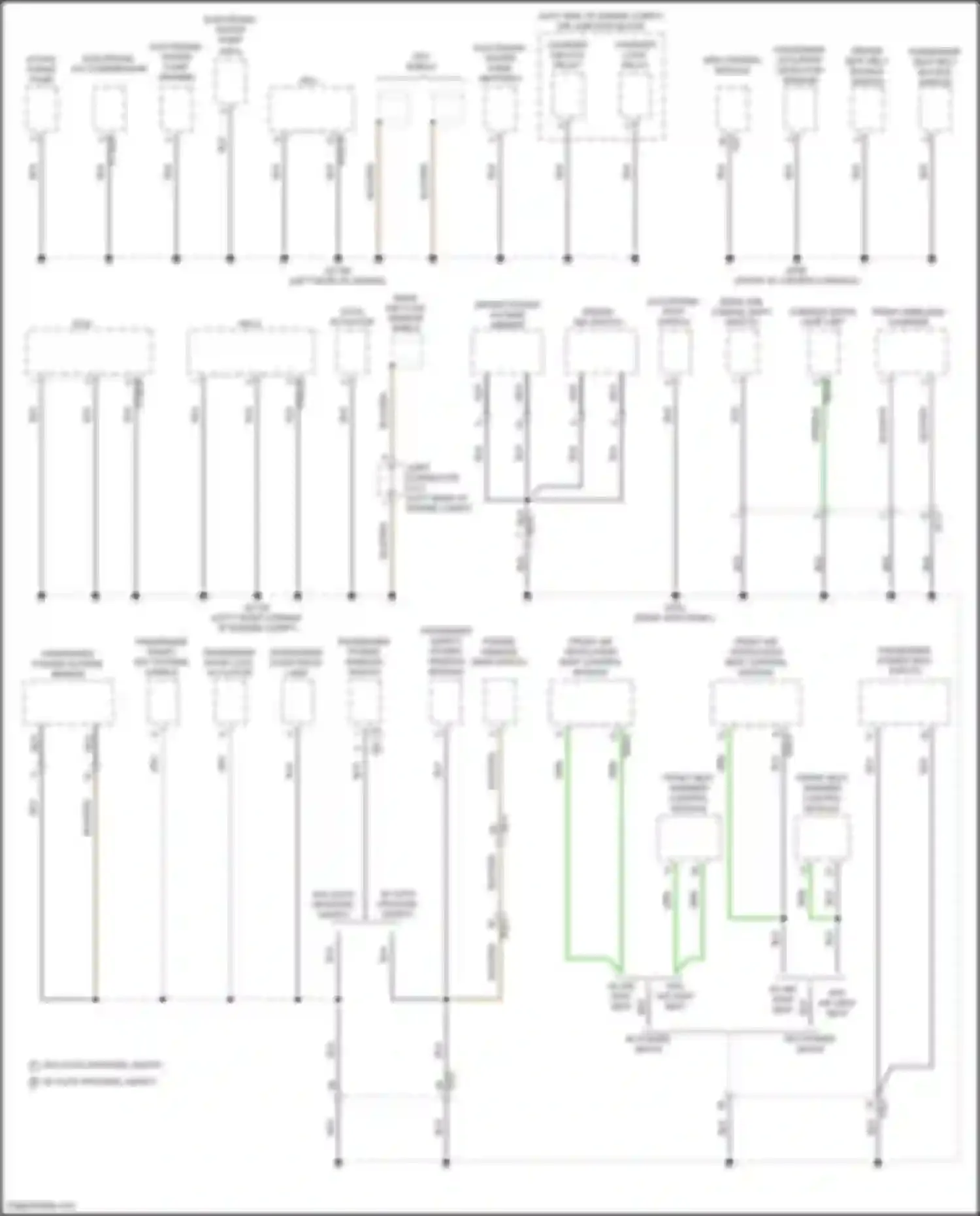 Wiring diagram w/o auto up/down, safety for Hyundai Tucson IV (2020-2024) (12 of 16)