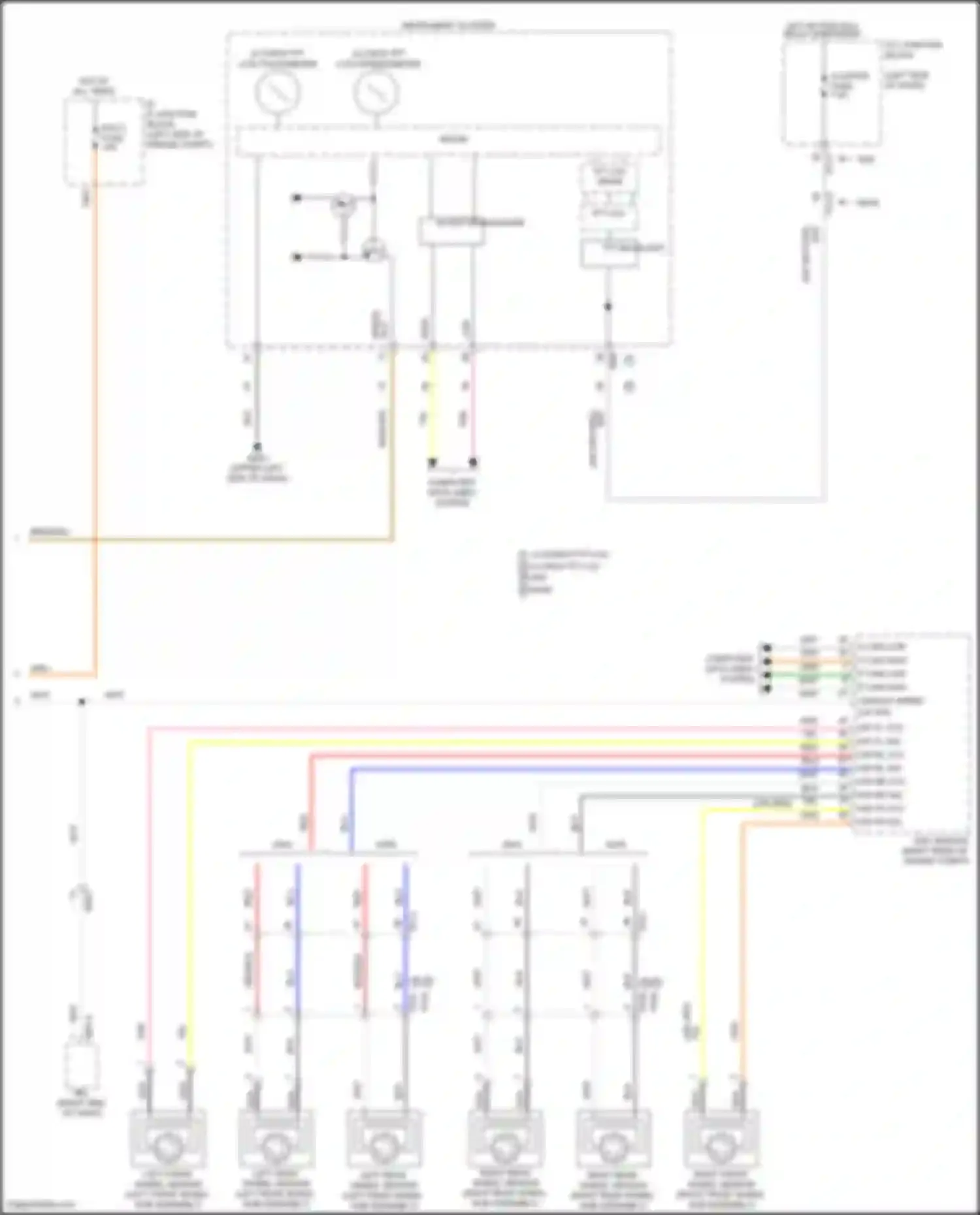 Wiring diagram ws rr sig for Hyundai Tucson IV (2020-2024) (1 of 1)