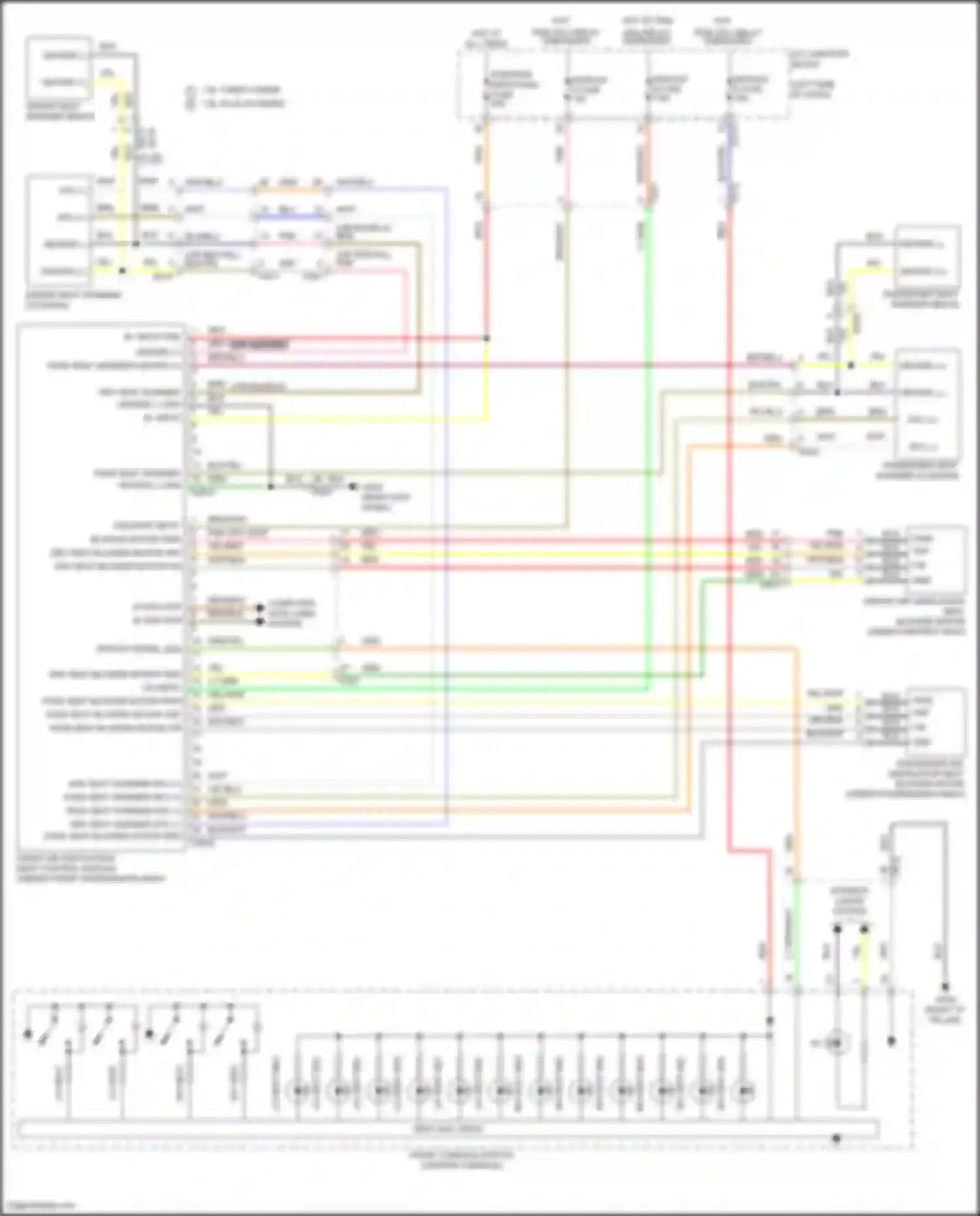 Wiring diagram yel/blu for Hyundai Tucson IV (2020-2024) (2 of 2)