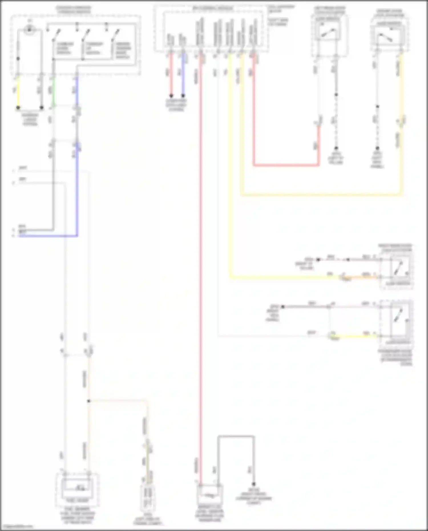 Wiring diagram yel/org for Hyundai Tucson IV (2020-2024) (51 of 127)