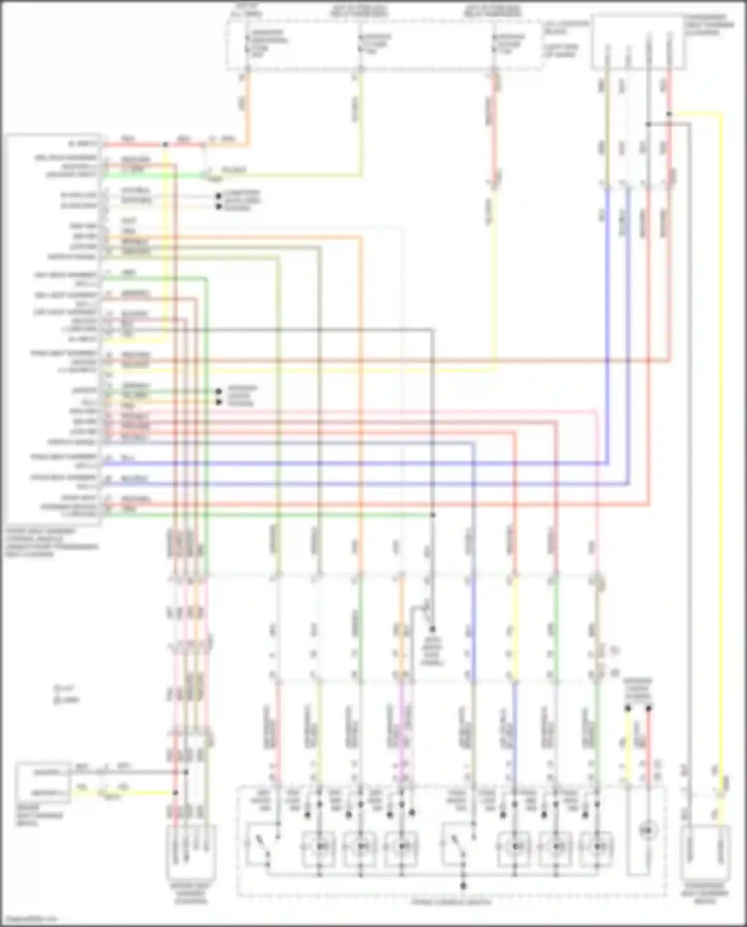 Wiring diagram yel/wht for Hyundai Tucson IV (2020-2024) (4 of 12)