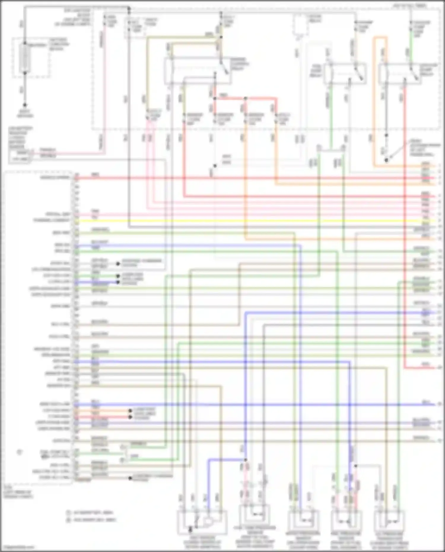 Veloster Hyundai I facelift (2015-2017): Wiring diagram engine performance 1.6l turbo, a/t (1 of 5)