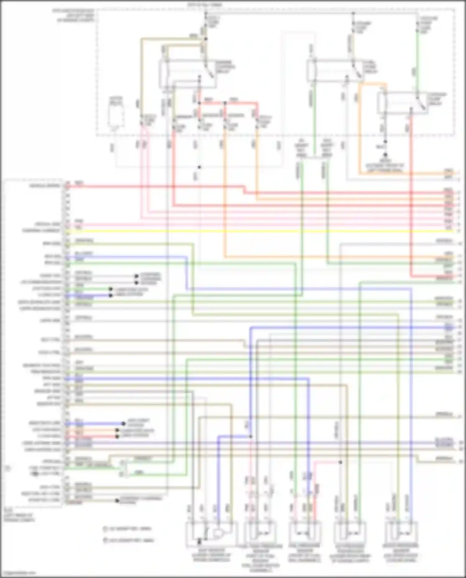Veloster Hyundai I facelift (2015-2017): Wiring diagram engine performance 1.6l turbo, m/t (1 of 5)