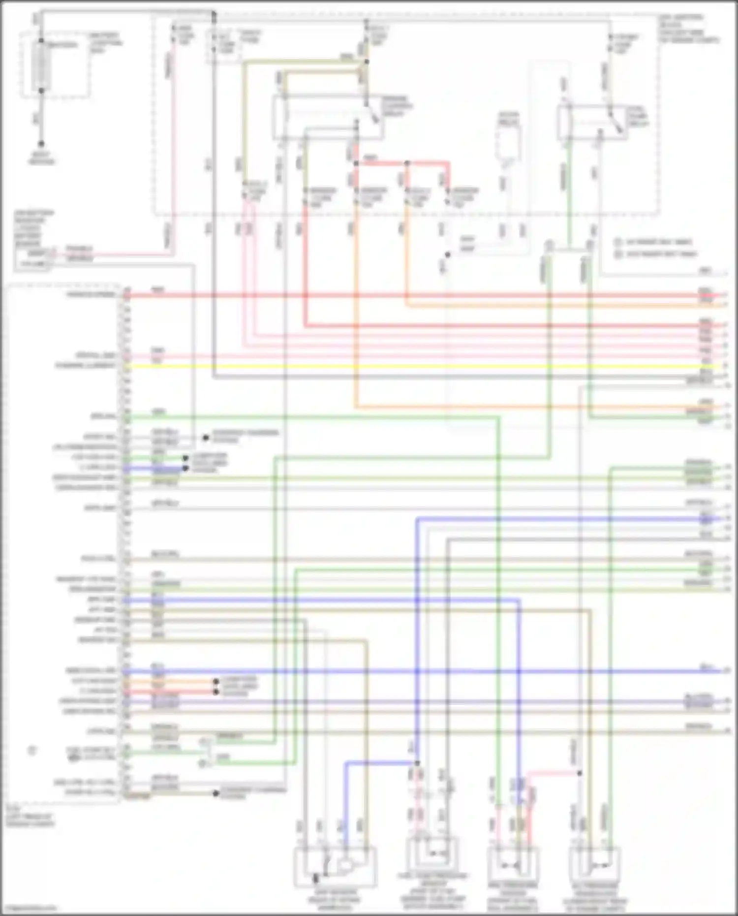 Veloster Hyundai I facelift (2015-2017): Wiring diagram engine performance 1.6l, w/ dct (1 of 5)