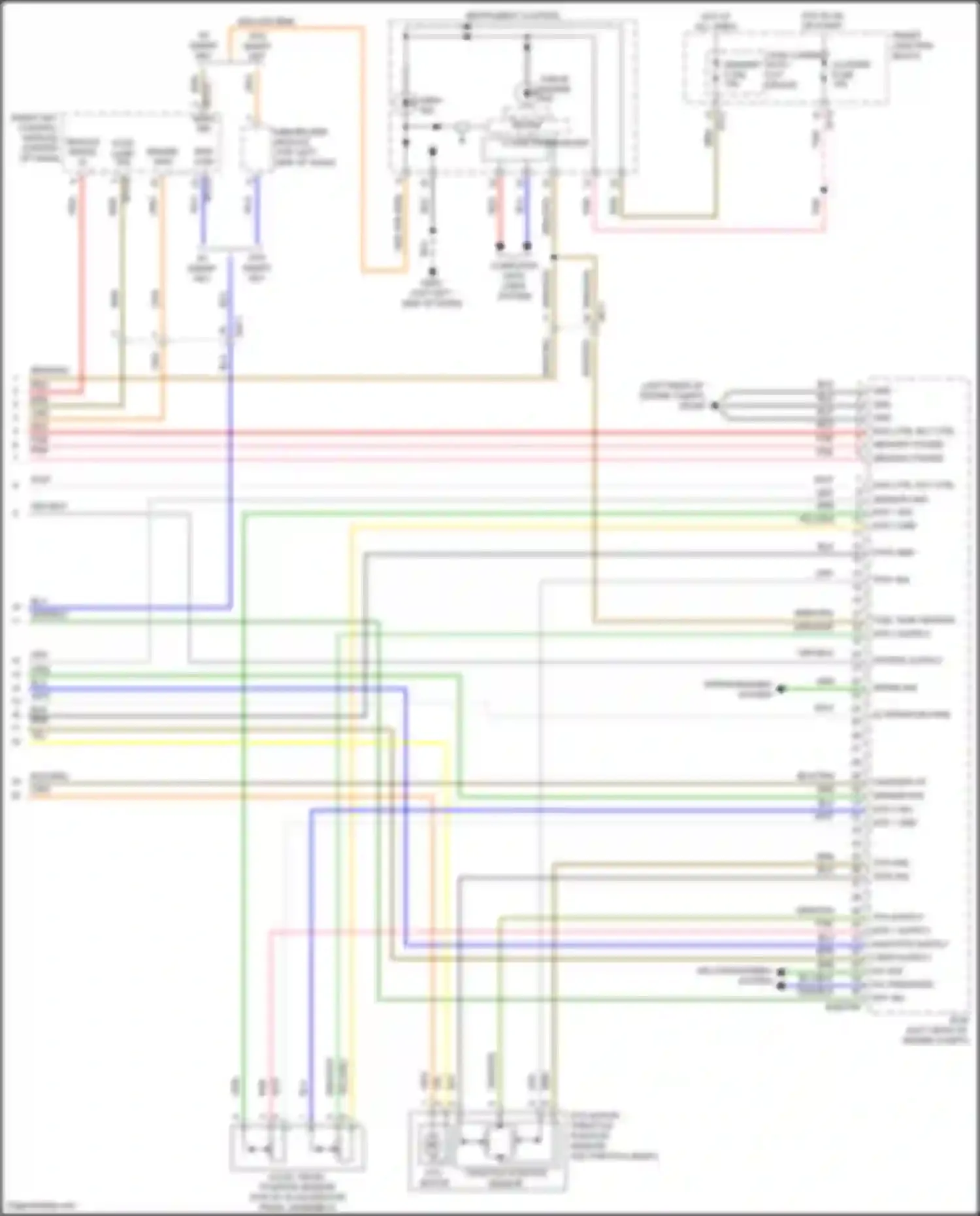 Veloster Hyundai I facelift (2015-2017): Wiring diagram engine performance 1.6l, w/ dct (5 of 5)