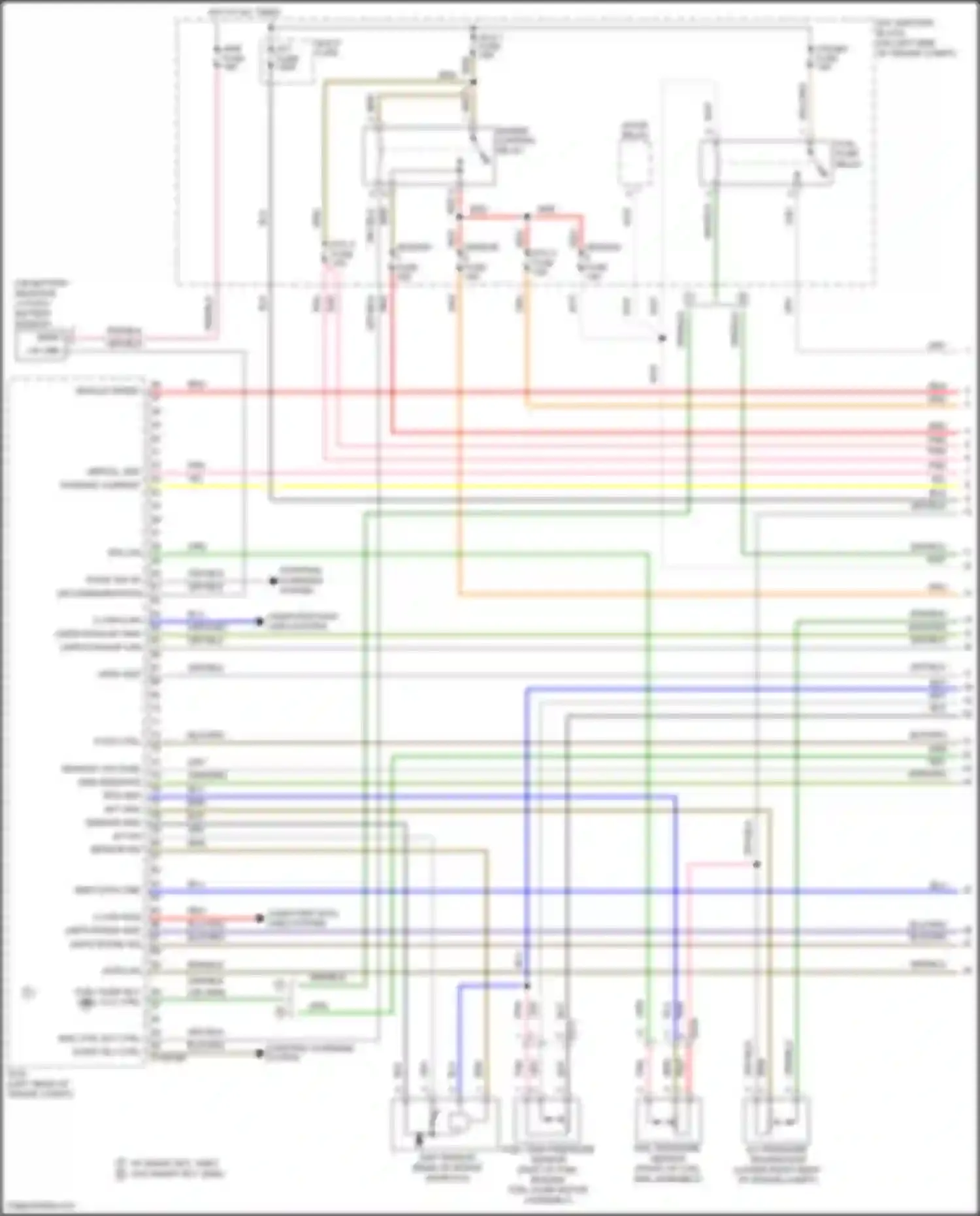 Veloster Hyundai I facelift (2015-2017): Wiring diagram engine performance 1.6l, w/o dct (1 of 5)
