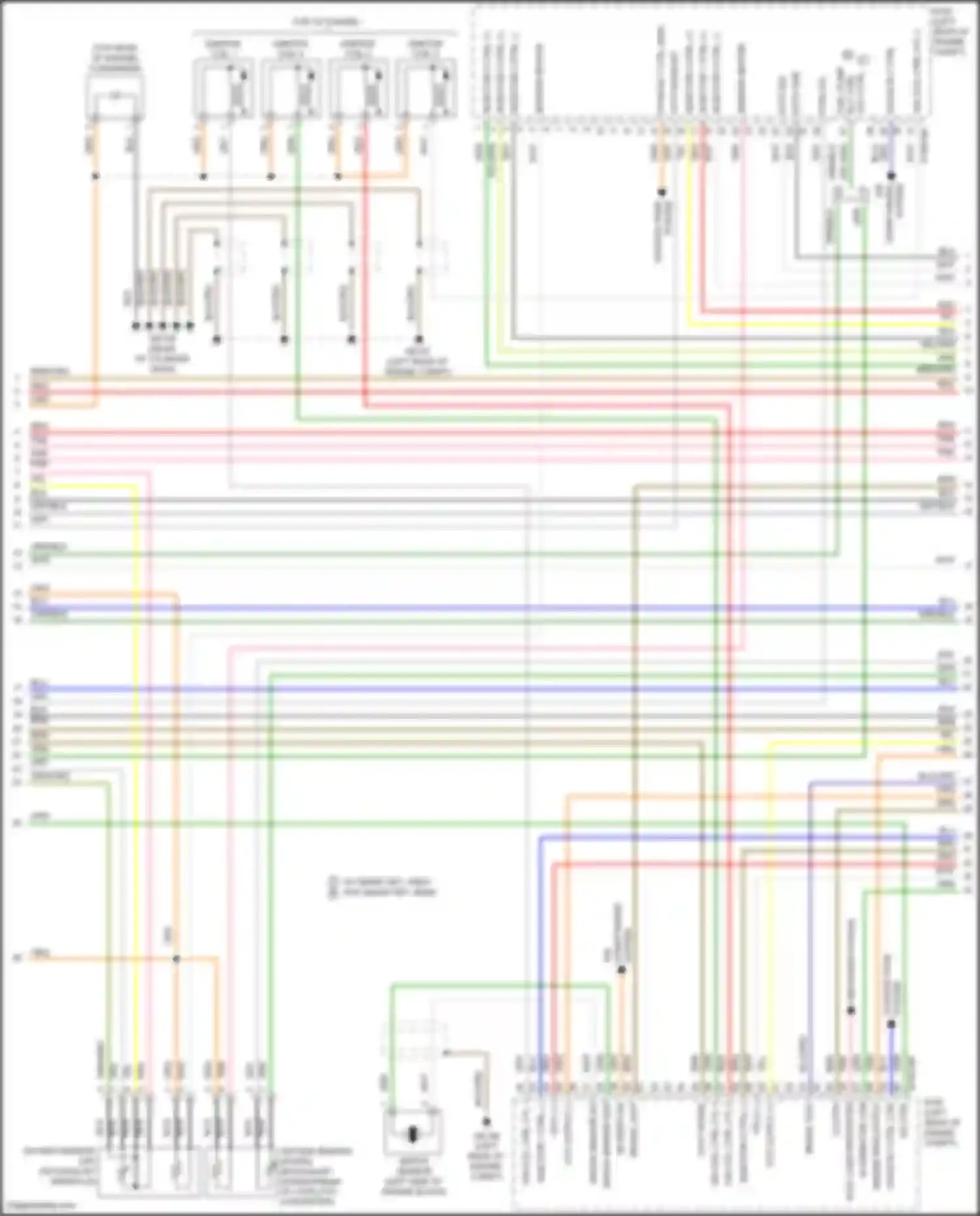 Veloster Hyundai I facelift (2015-2017): Wiring diagram engine performance 1.6l, w/o dct (3 of 5)