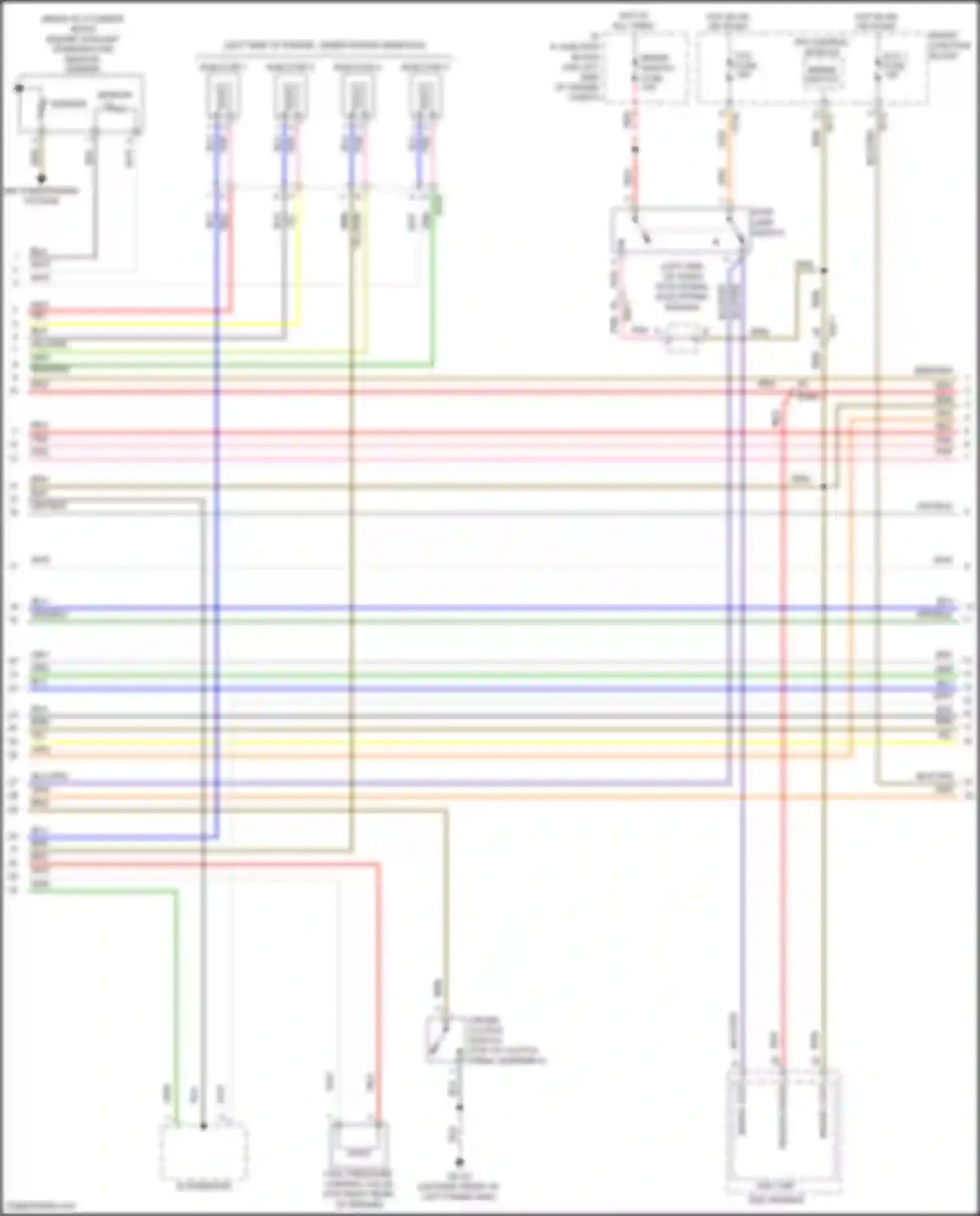 Veloster Hyundai I facelift (2015-2017): Wiring diagram engine performance 1.6l, w/o dct (4 of 5)