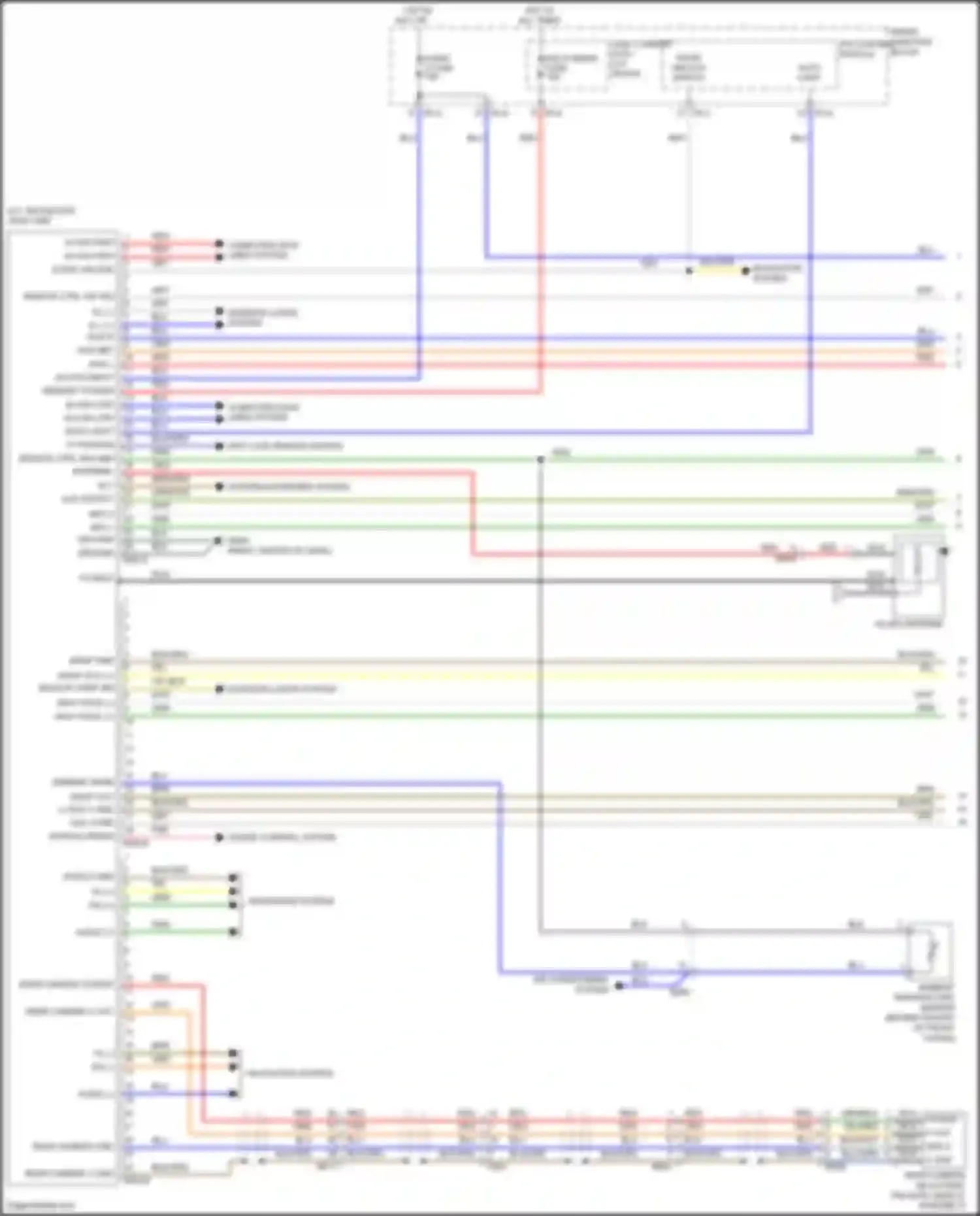 Veloster Hyundai I facelift (2015-2017): Navigation circuit, standard w/ amplifier (1 of 3)