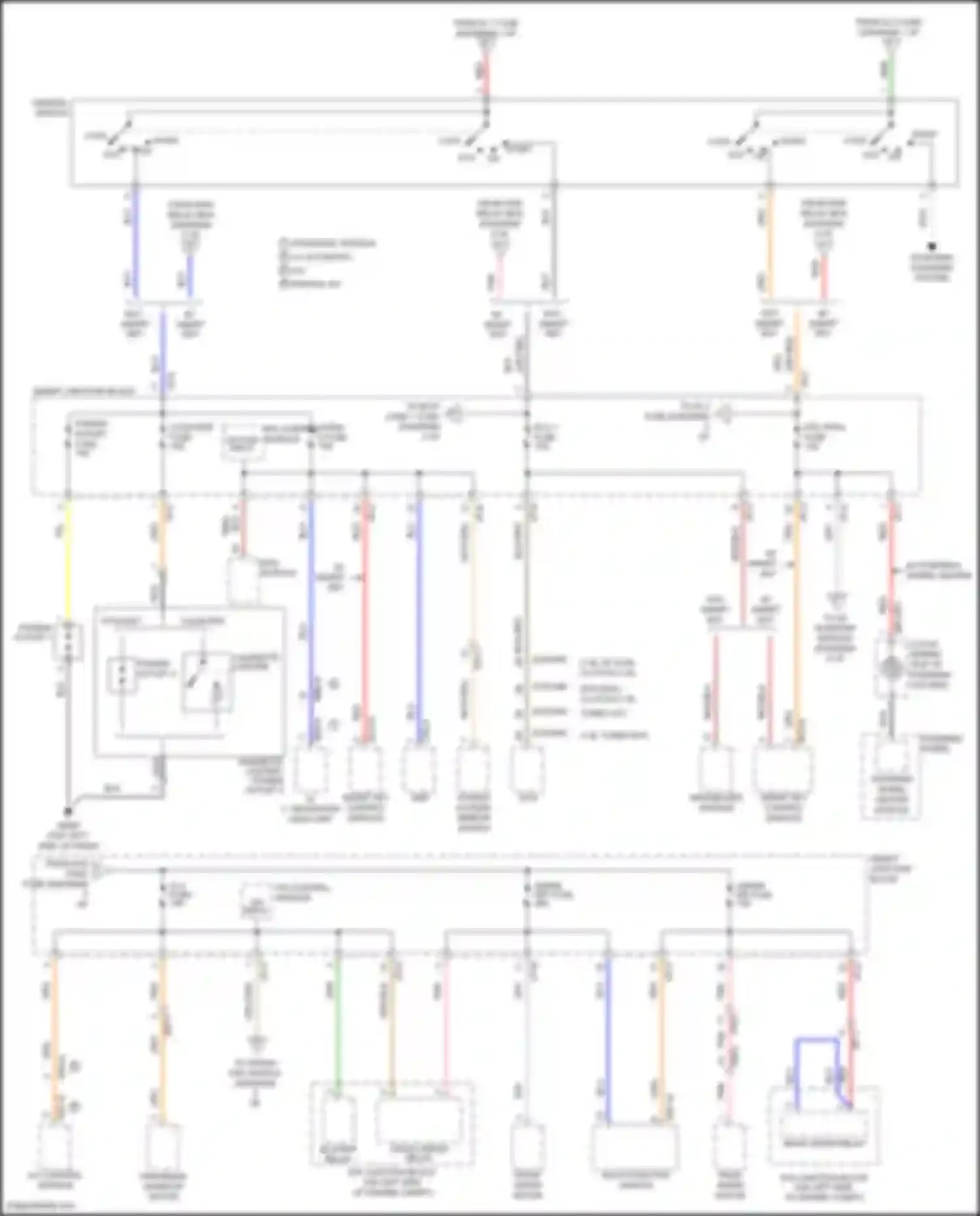 Veloster Hyundai I facelift (2015-2017): Power distribution circuit (2 of 5)
