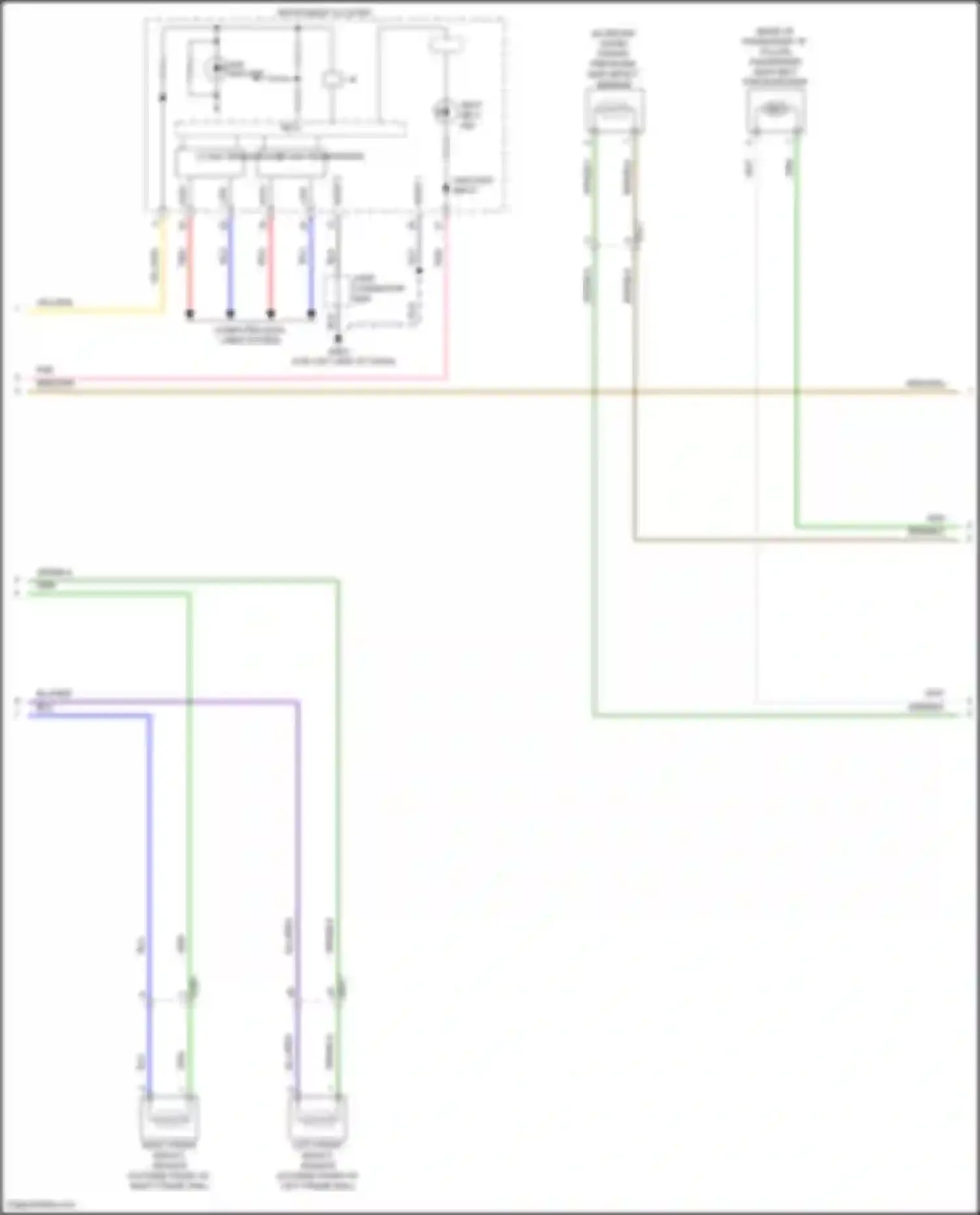 Veloster Hyundai I facelift (2015-2017): Supplemental restraints circuit (2 of 3)