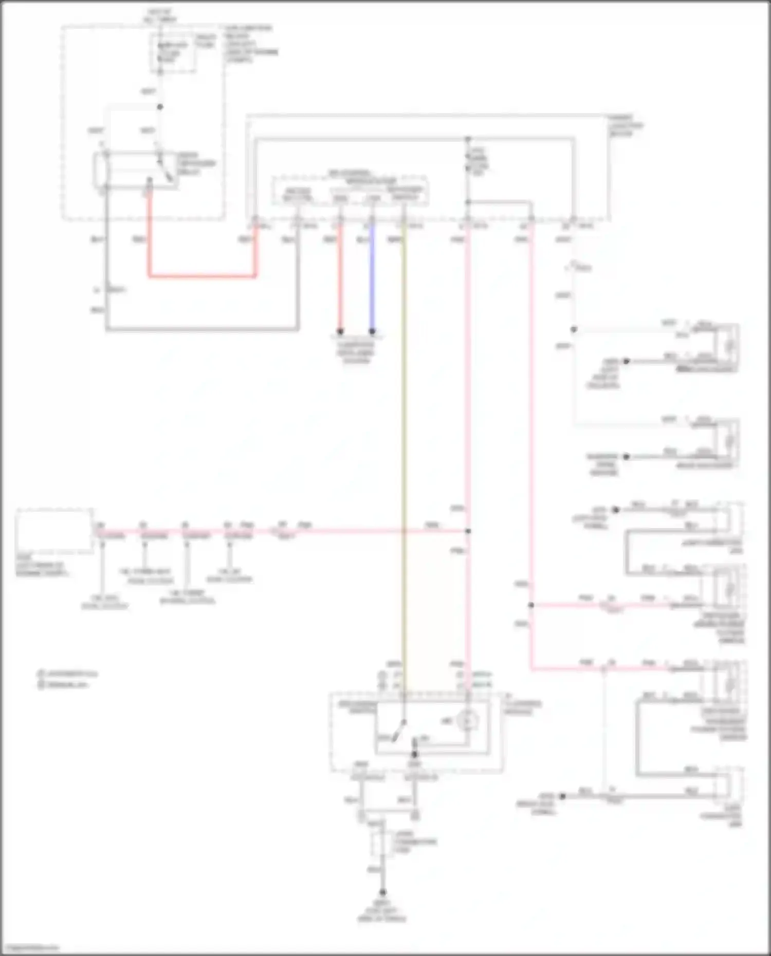 Wiring diagram a/c control module for Hyundai Veloster I facelift (2015-2017) (11 of 11)