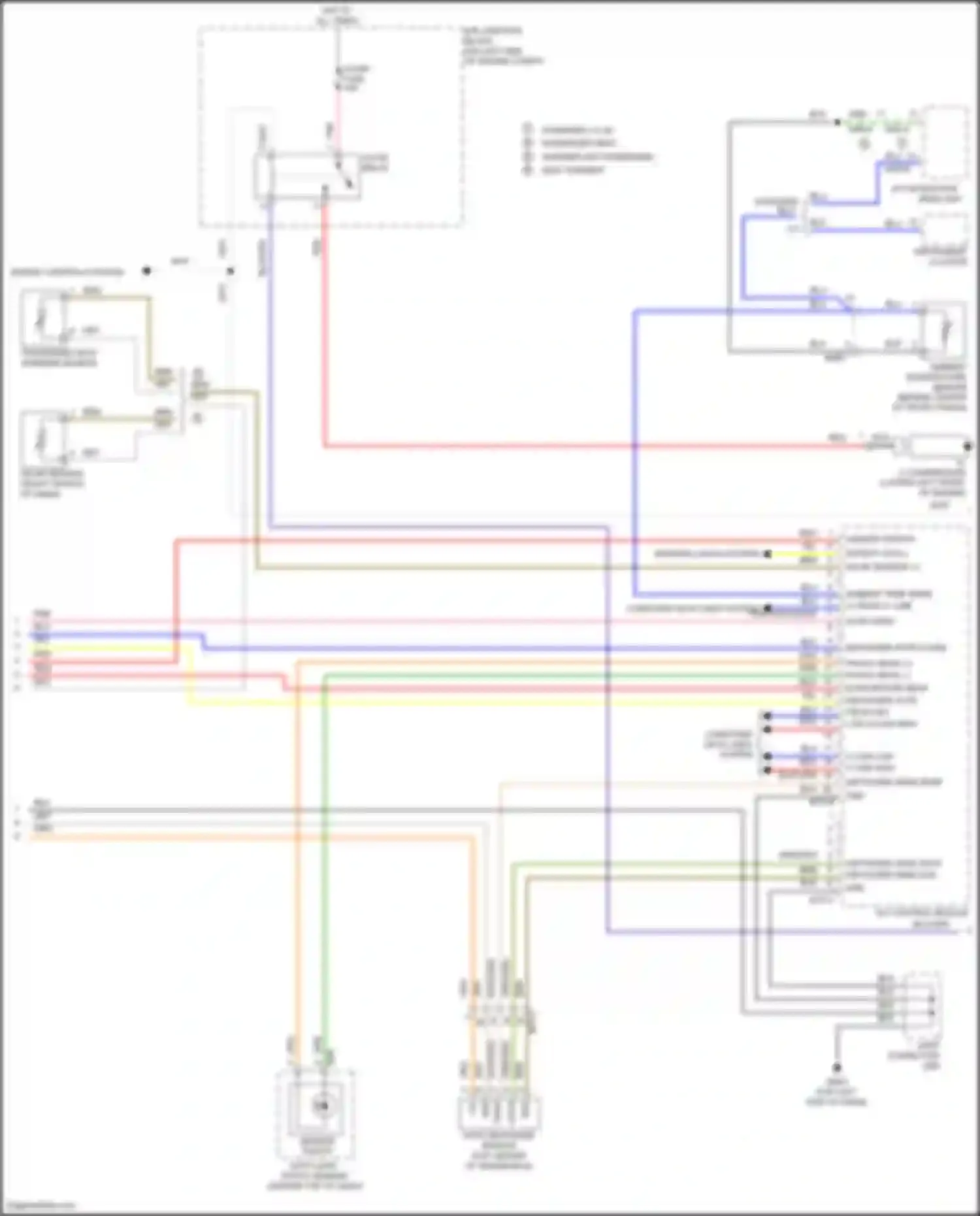 Wiring diagram ambient temperature sensor for Hyundai Veloster I facelift (2015-2017) (1 of 9)