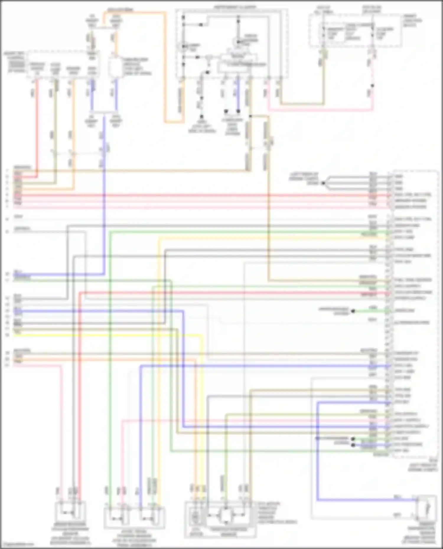 Wiring diagram ambient temperature sensor for Hyundai Veloster I facelift (2015-2017) (8 of 9)