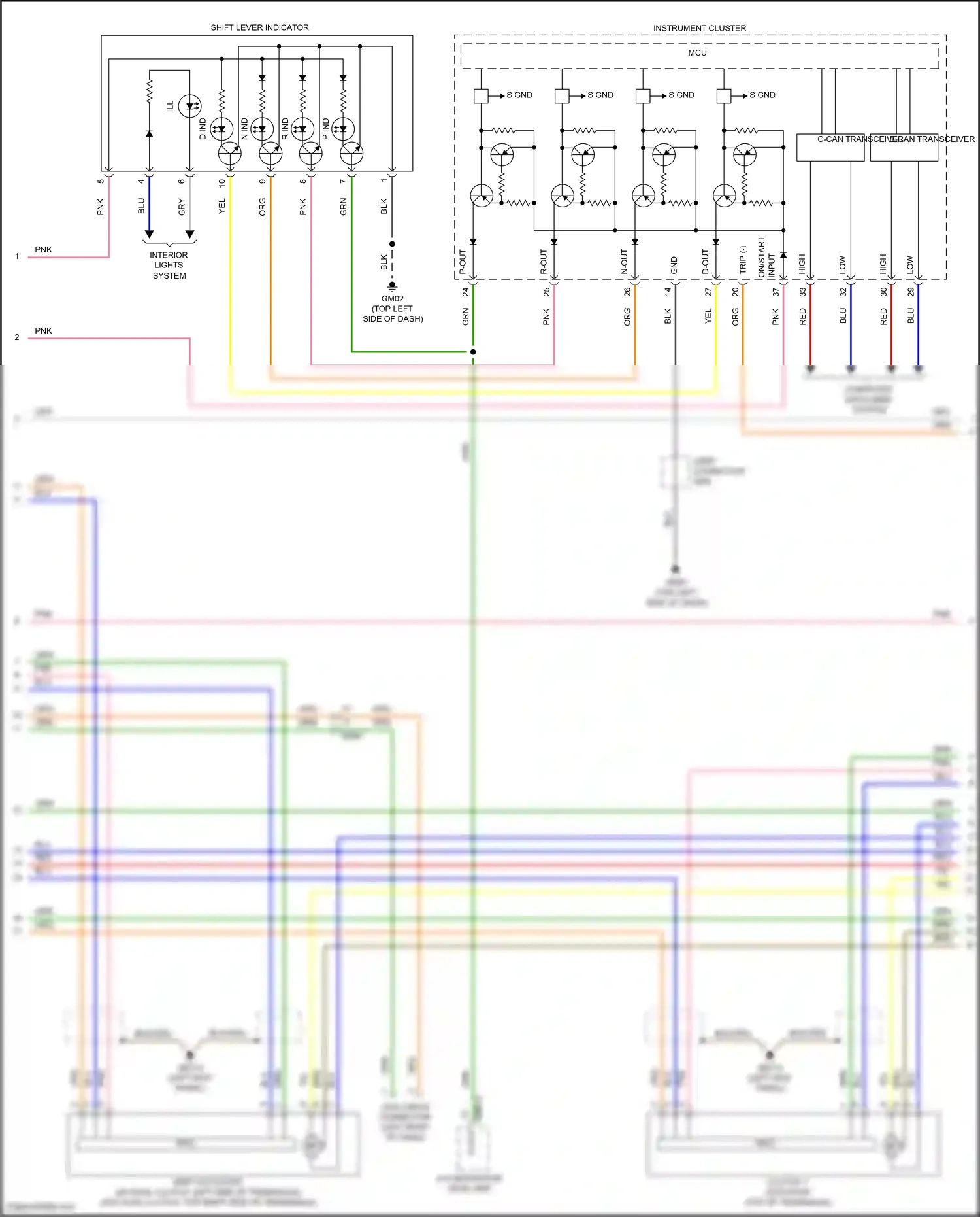 Wiring diagram blu for Hyundai Veloster I facelift (2015-2017) (73 of 102)