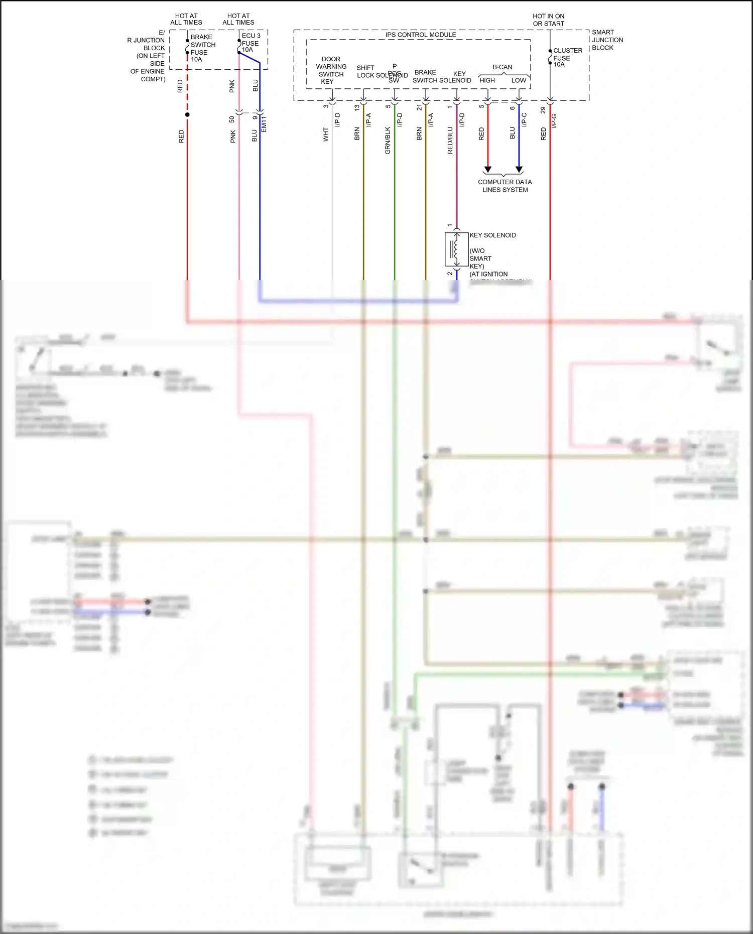 Wiring diagram blu for Hyundai Veloster I facelift (2015-2017) (40 of 102)