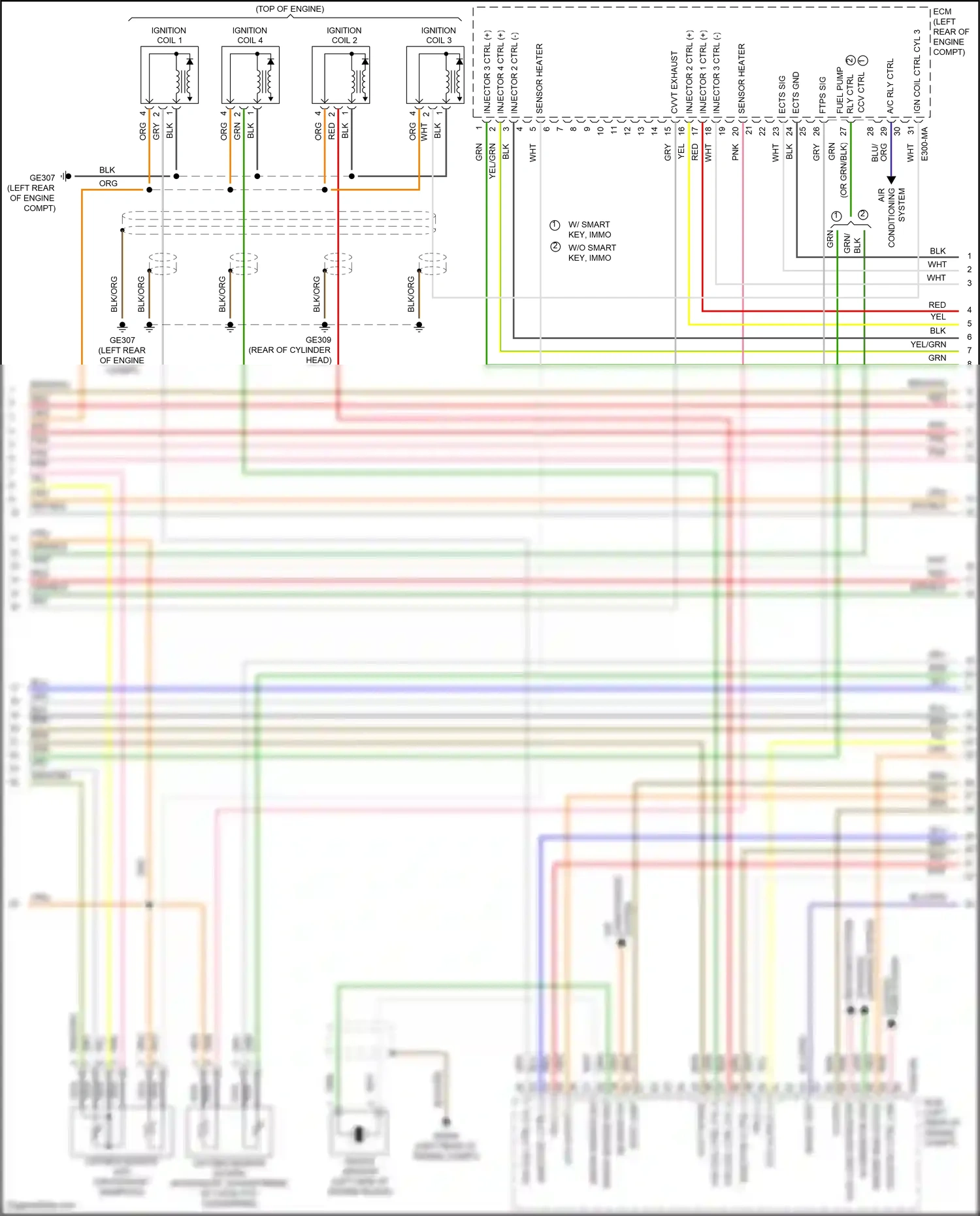 Wiring diagram charging system for Hyundai Veloster I facelift (2015-2017) (1 of 1)