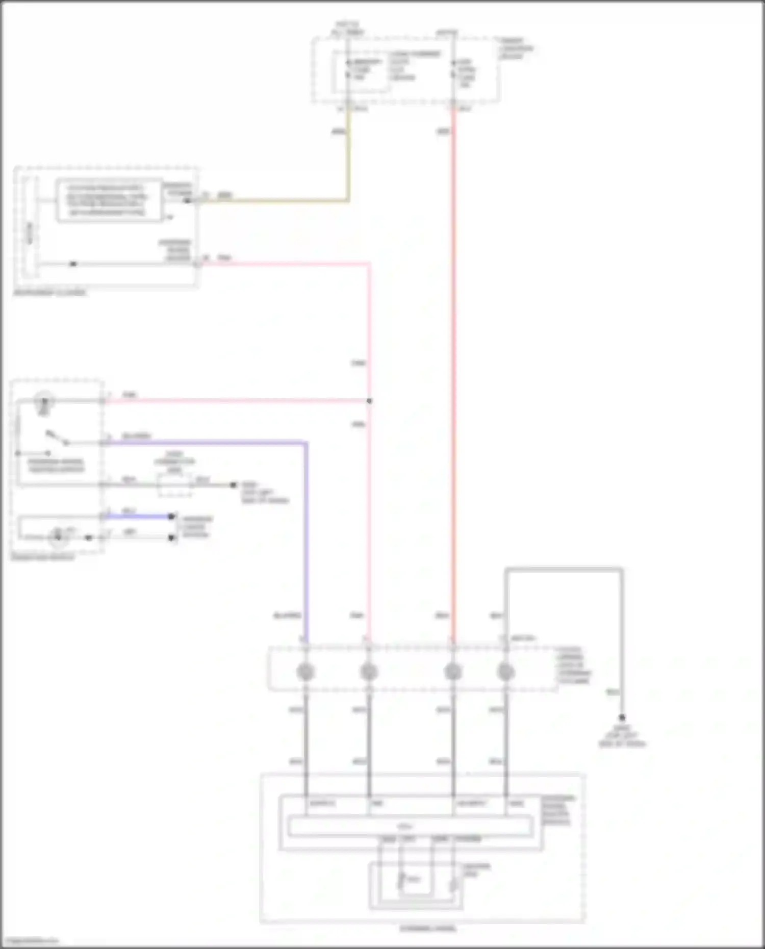 Wiring diagram clock- spring for Hyundai Veloster I facelift (2015-2017) (2 of 17)