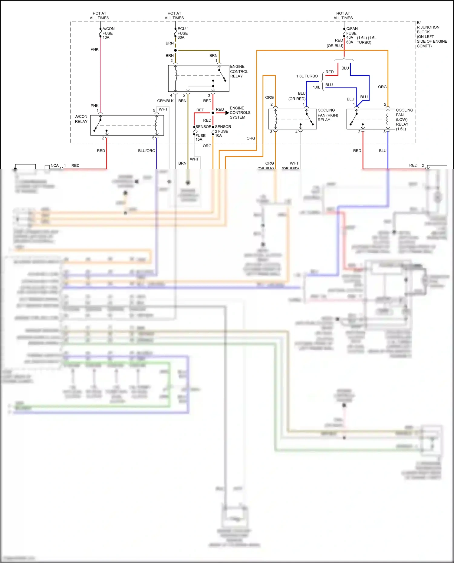 Hyundai Veloster I facelift (2015-2017) cooling fan controller wiring diagram  (4 of 4)