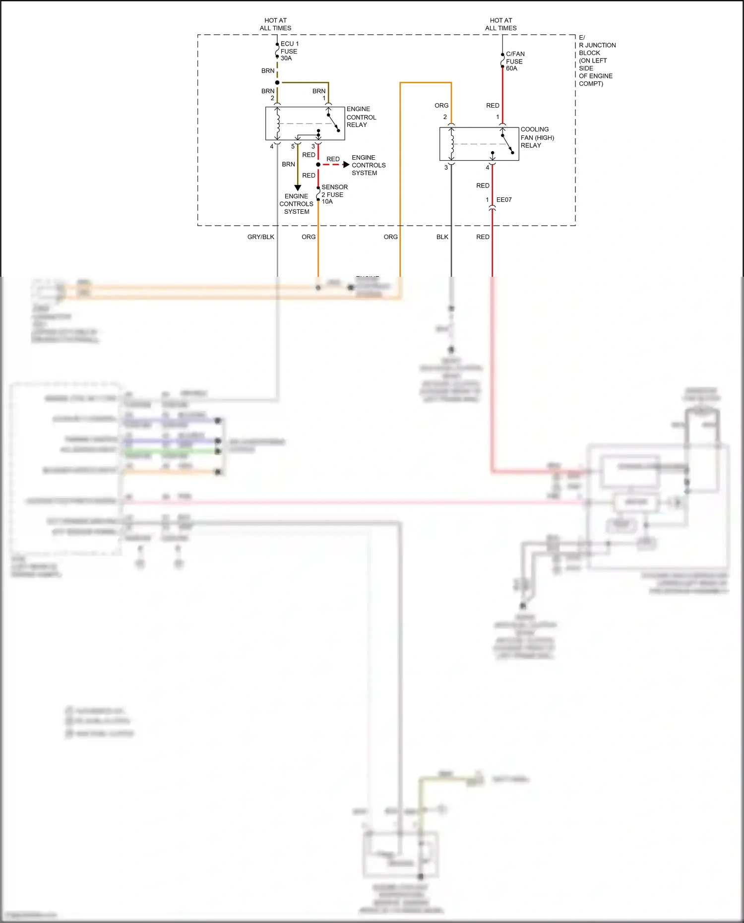 Hyundai Veloster I facelift (2015-2017) cooling fan controller wiring diagram  (1 of 4)