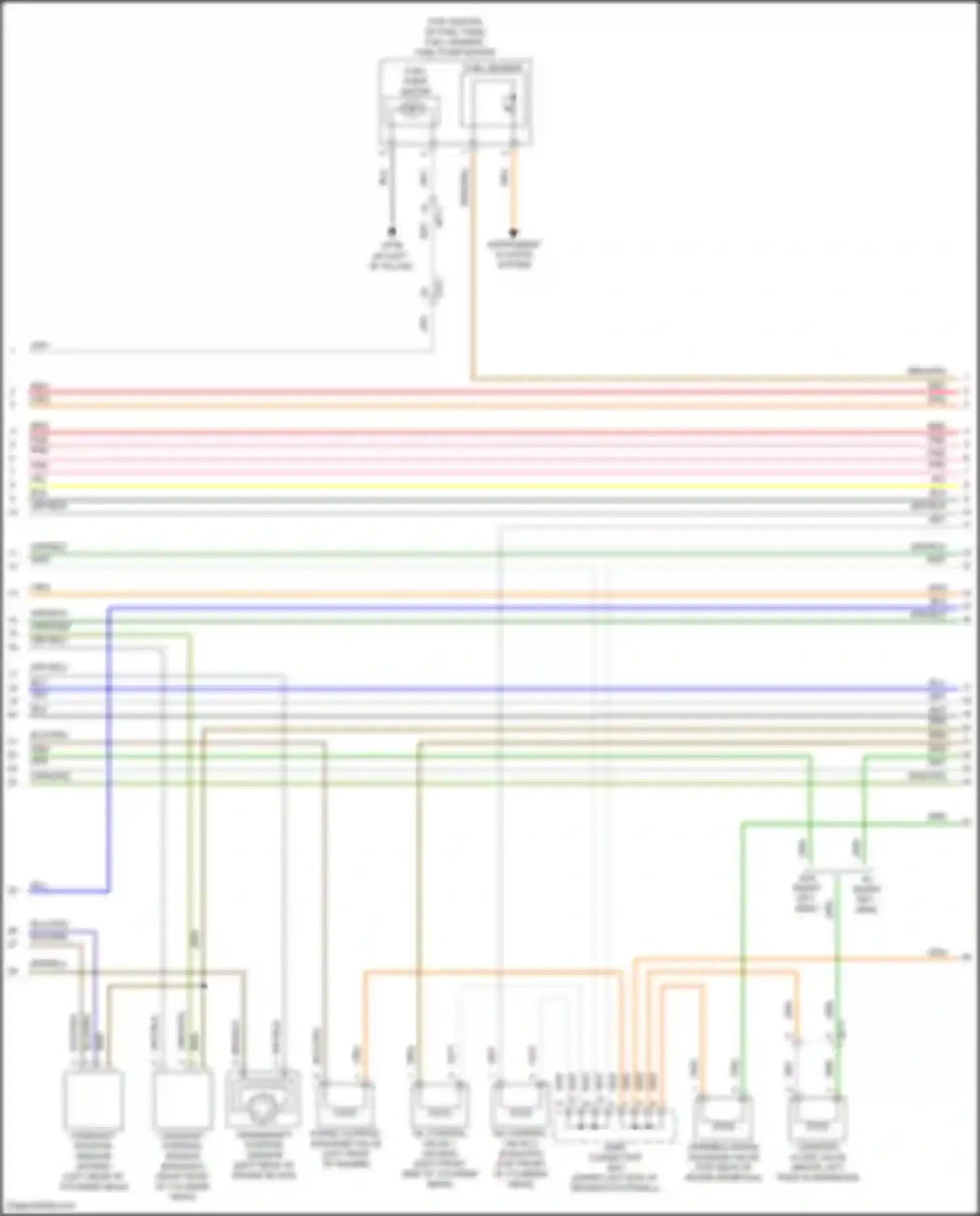 Wiring diagram crankshaft position sensor for Hyundai Veloster I facelift (2015-2017) (4 of 4)