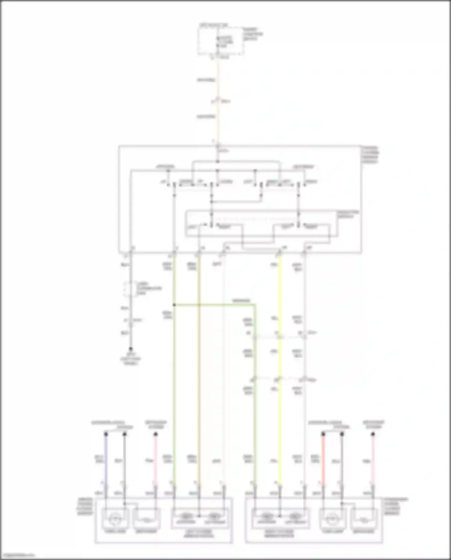 Wiring diagram defogger system for Hyundai Veloster I facelift (2015-2017) (4 of 8)