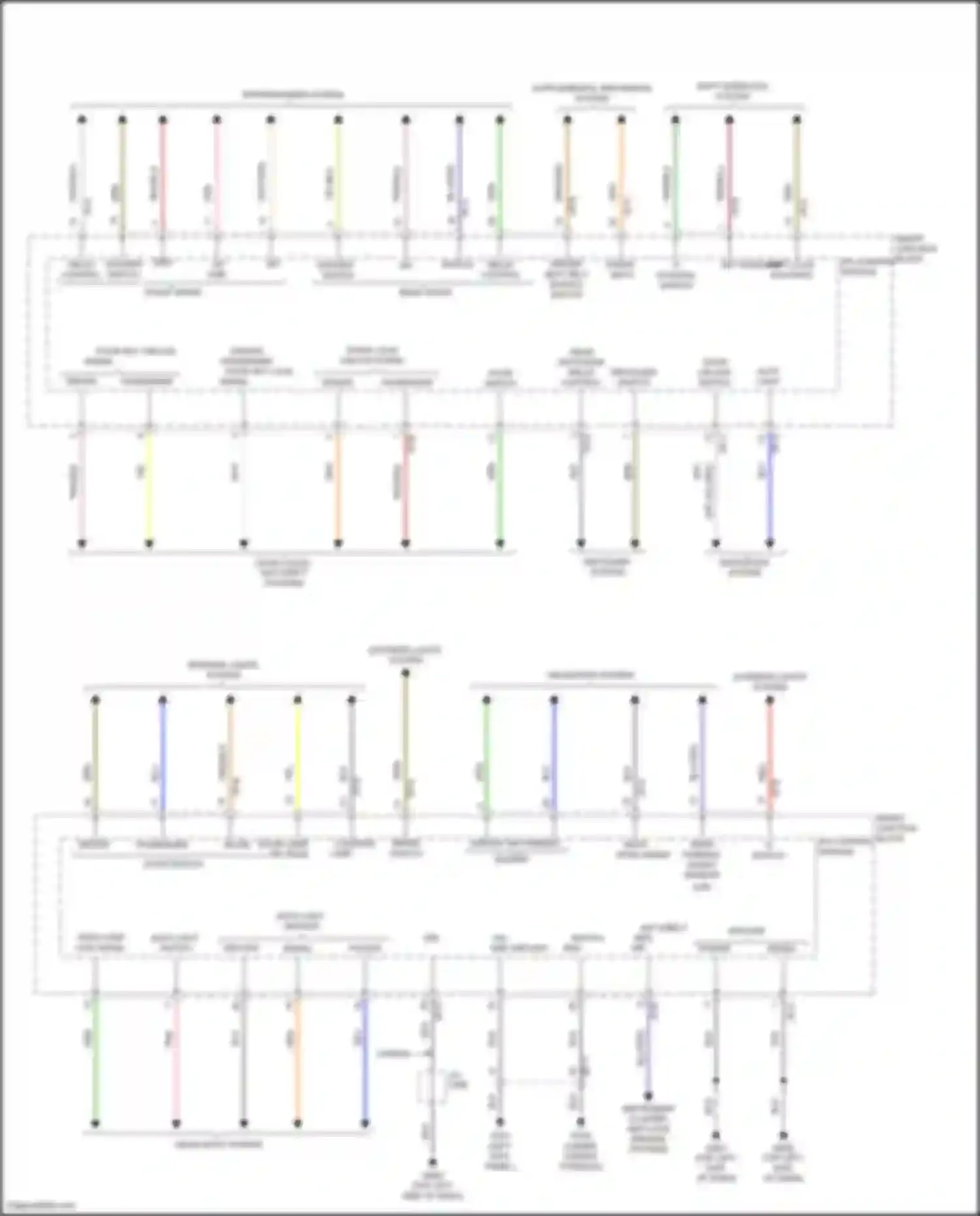 Wiring diagram door key unlock signal for Hyundai Veloster I facelift (2015-2017) (1 of 1)