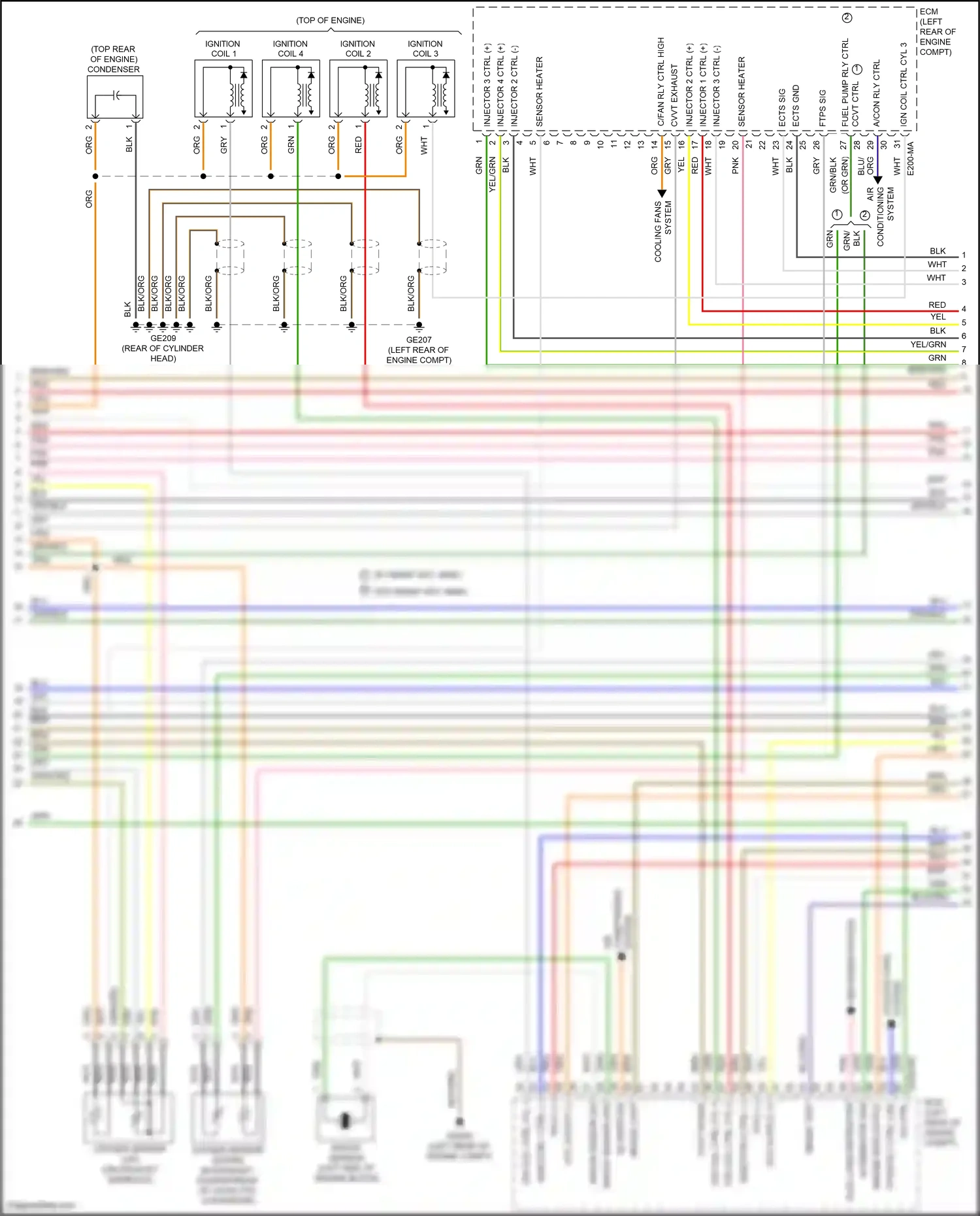 Wiring diagram ects gnd for Hyundai Veloster I facelift (2015-2017) (1 of 4)