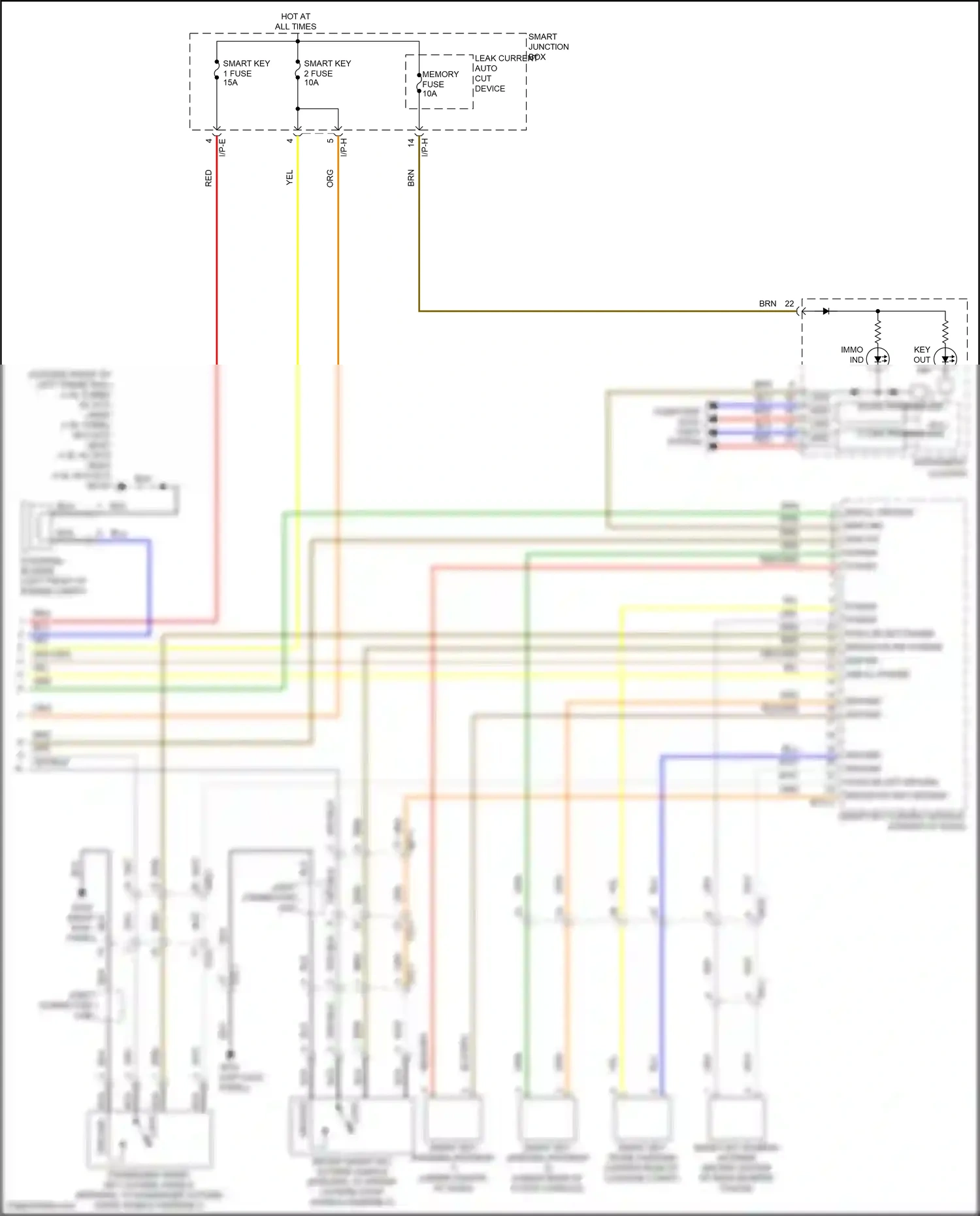 Wiring diagram external buzzer for Hyundai Veloster I facelift (2015-2017) (3 of 3)
