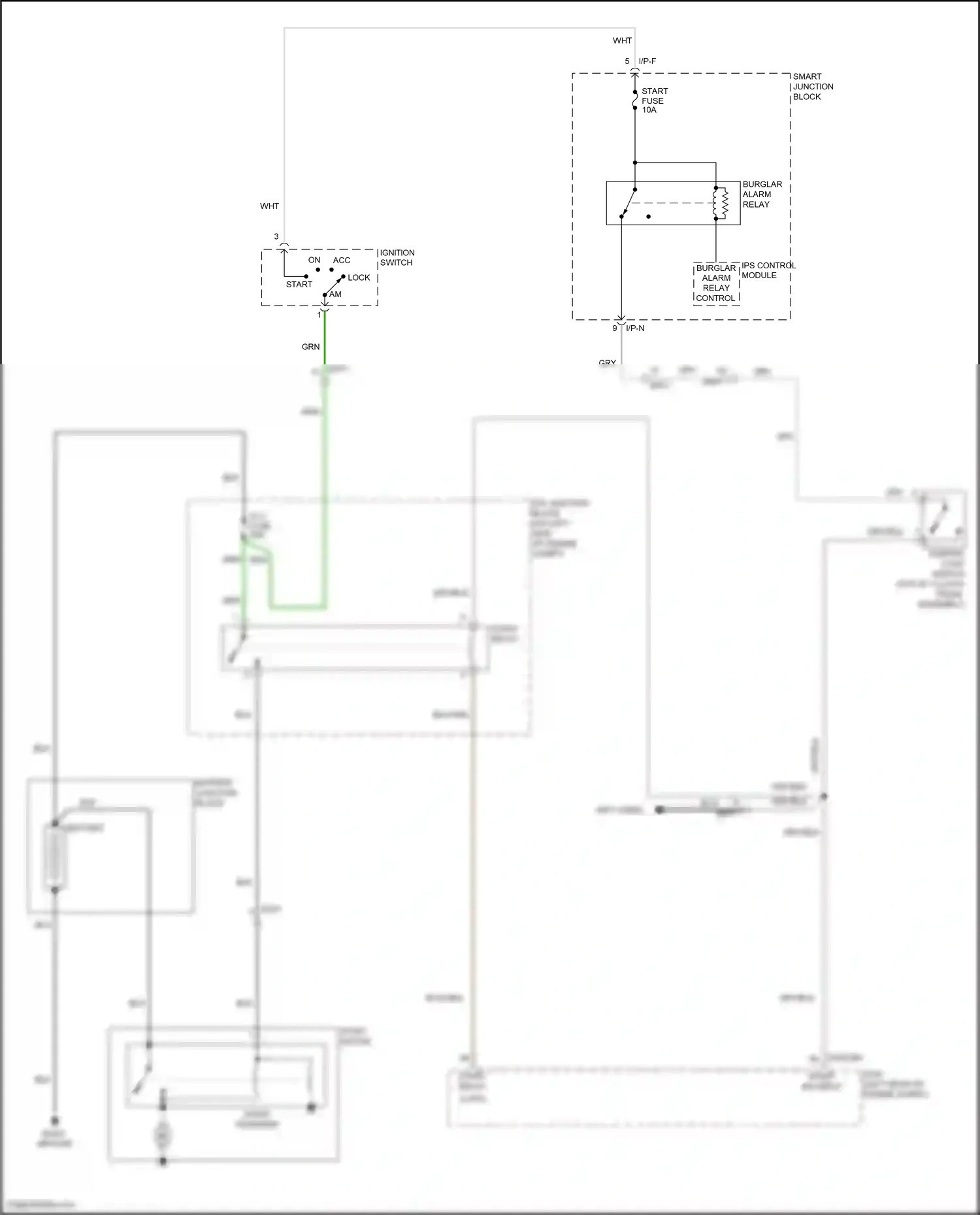 Hyundai Veloster I facelift (2015-2017) ignition lock switch wiring diagram  (3 of 6)