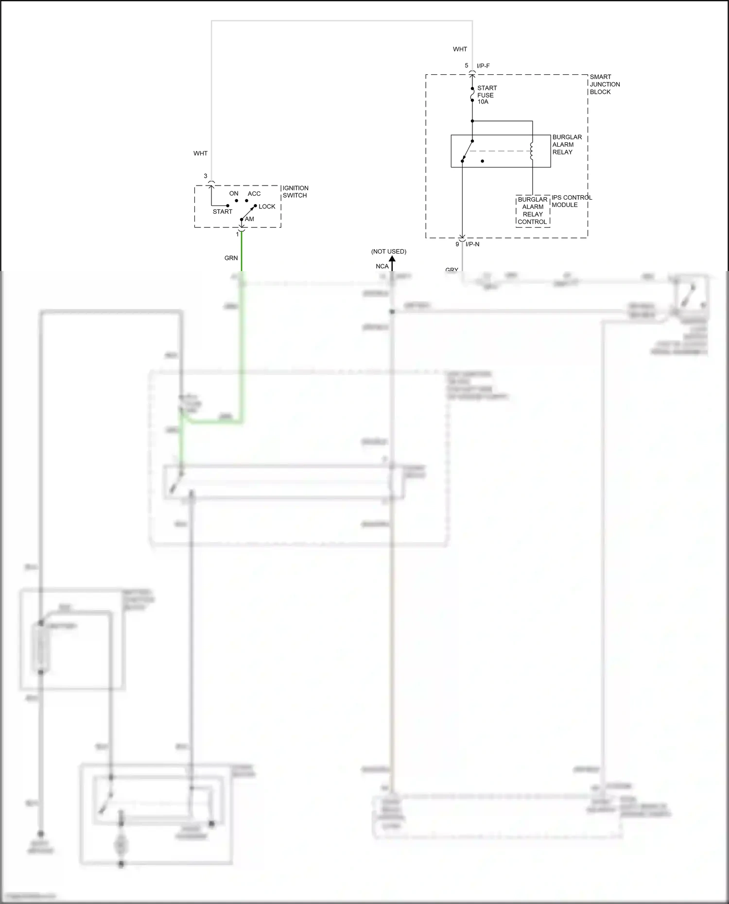Wiring diagram ignition switch for Hyundai Veloster I facelift (2015-2017) (2 of 5)