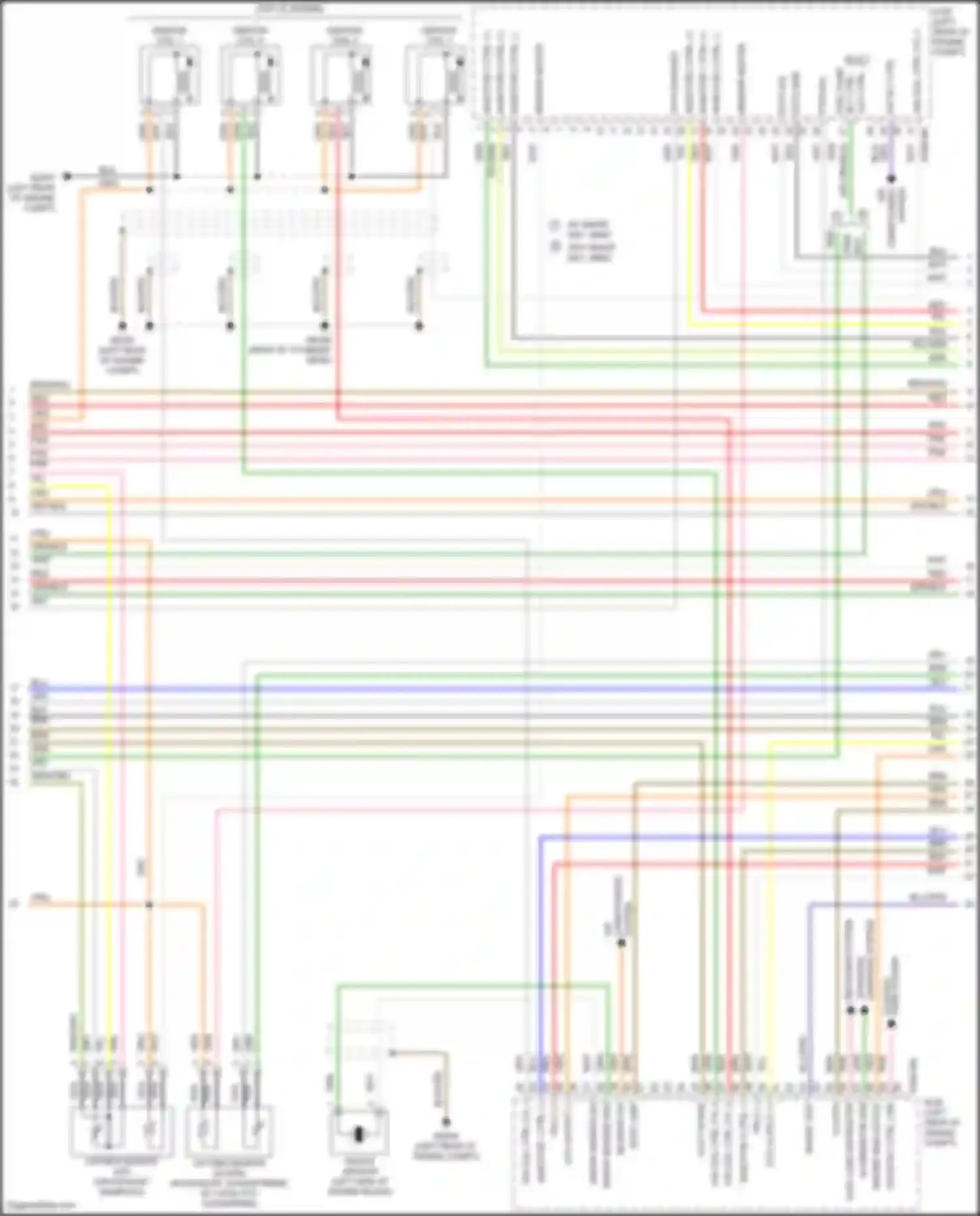 Wiring diagram knock sensor for Hyundai Veloster I facelift (2015-2017) (2 of 4)