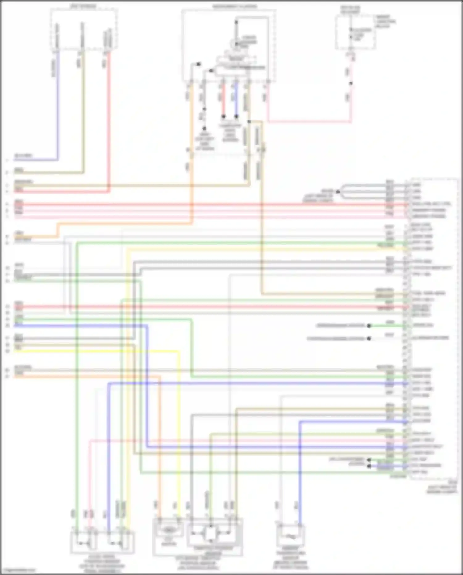Wiring diagram on/start in for Hyundai Veloster I facelift (2015-2017) (2 of 2)