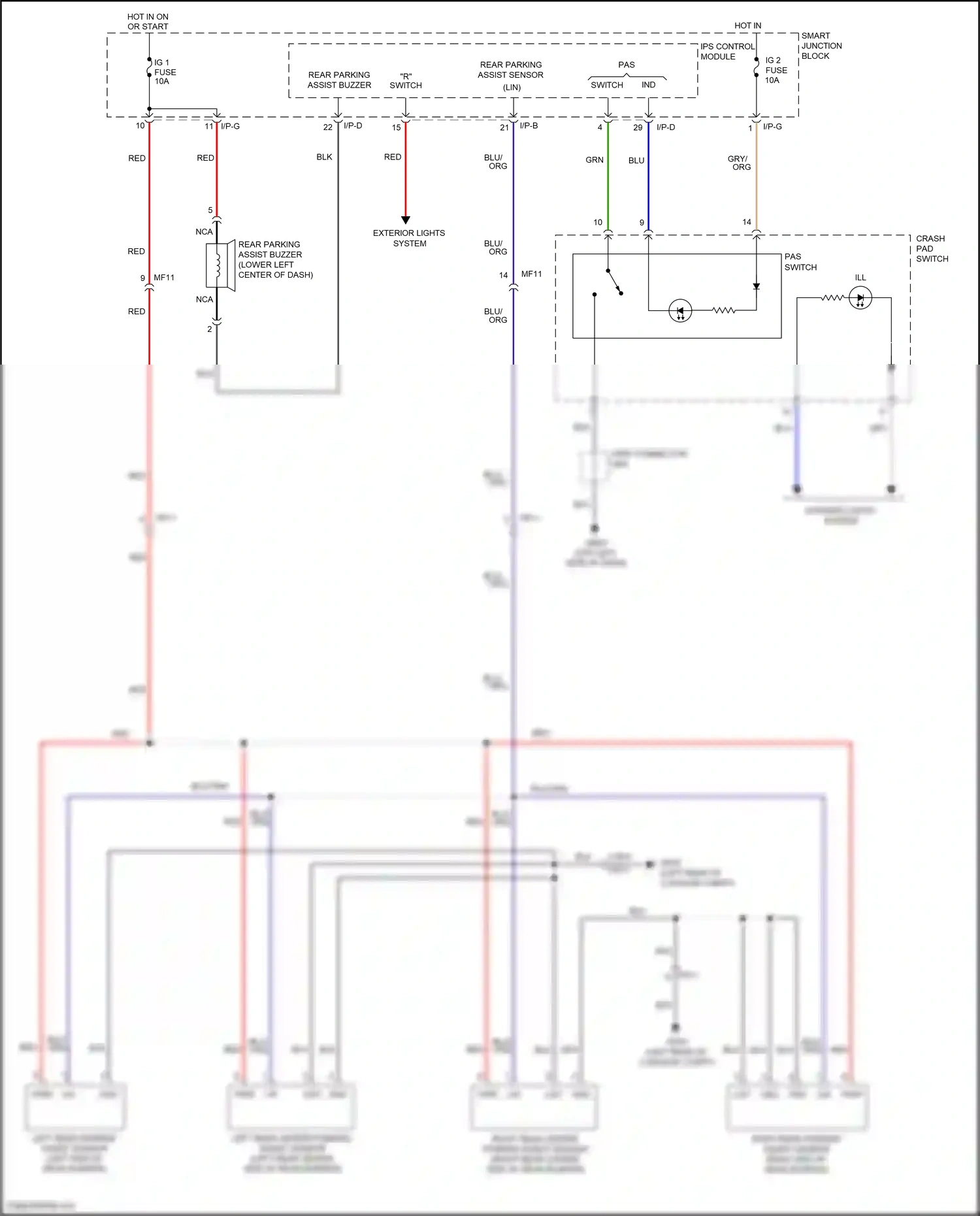 Hyundai Veloster I facelift (2015-2017) pas switch wiring diagram  (1 of 2)