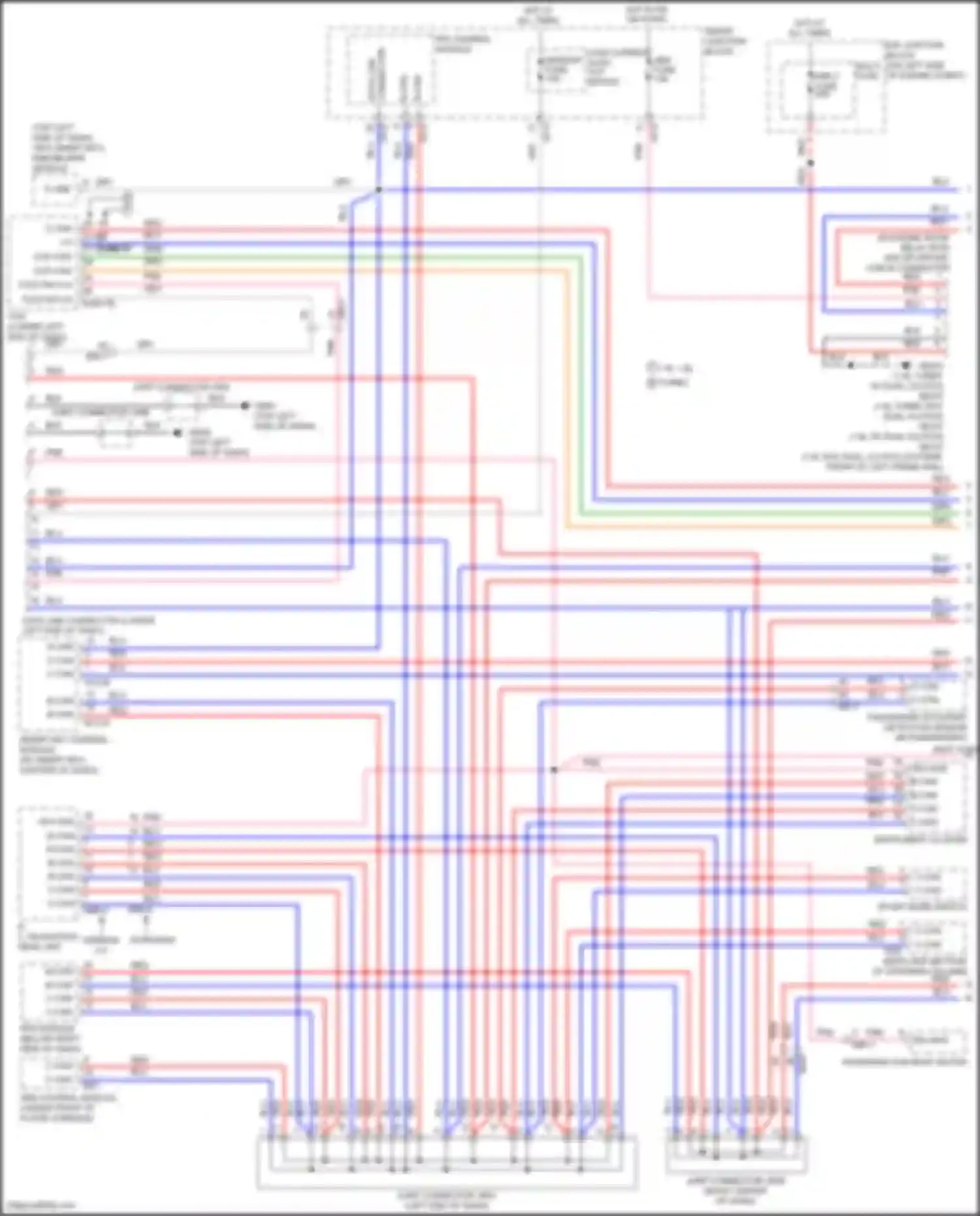 Wiring diagram passenger occupant detection sensor for Hyundai Veloster I facelift (2015-2017) (1 of 4)