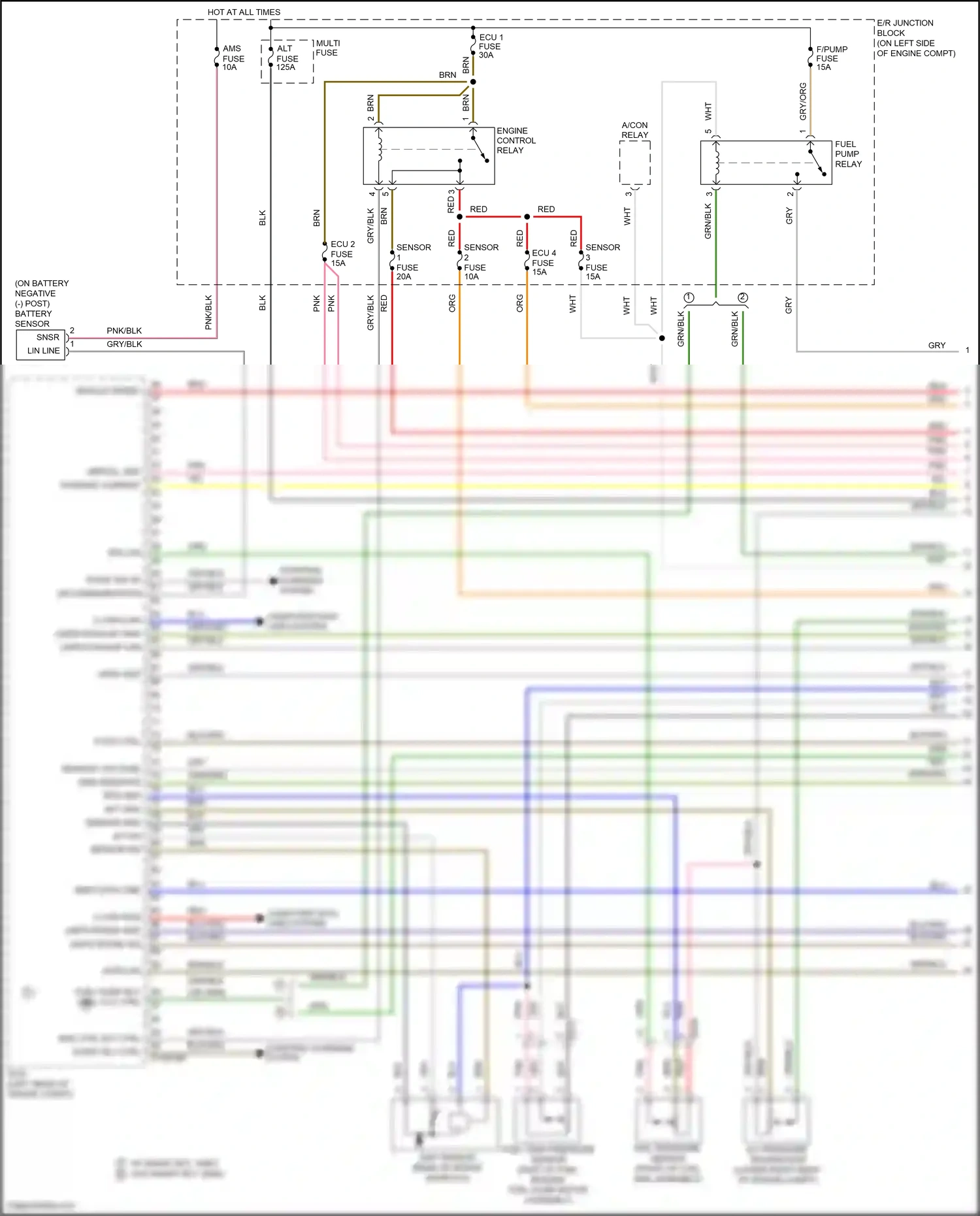 Hyundai Veloster I facelift (2015-2017) pumping current wiring diagram  (4 of 4)