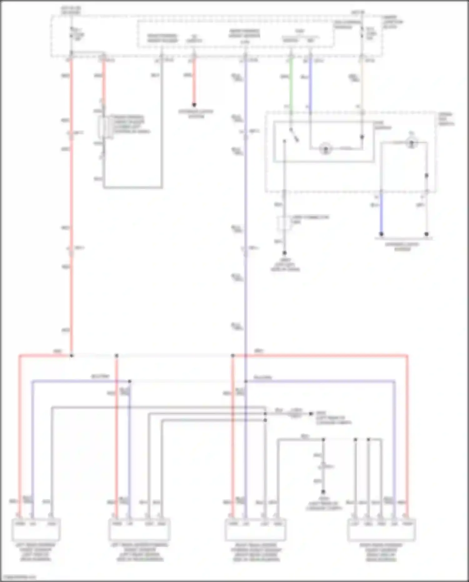 Wiring diagram r-switch for Hyundai Veloster I facelift (2015-2017) (1 of 1)