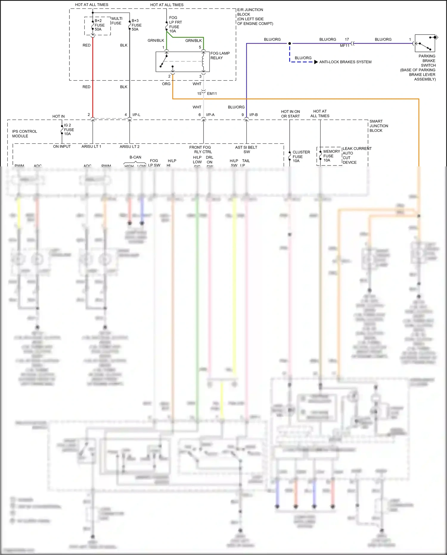 Hyundai Veloster I facelift (2015-2017) rly ctrl wiring diagram  (1 of 4)