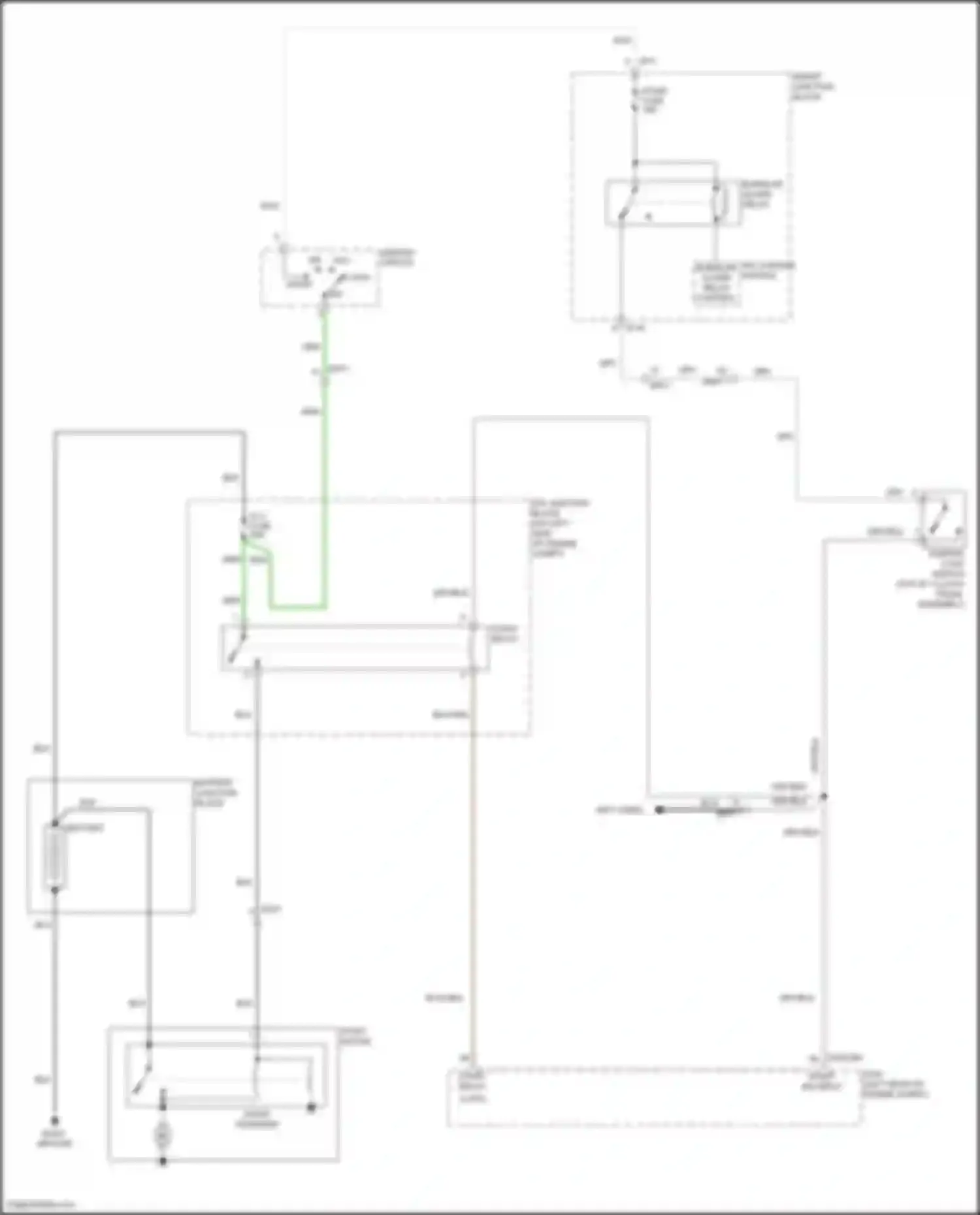 Wiring diagram start relay for Hyundai Veloster I facelift (2015-2017) (5 of 7)