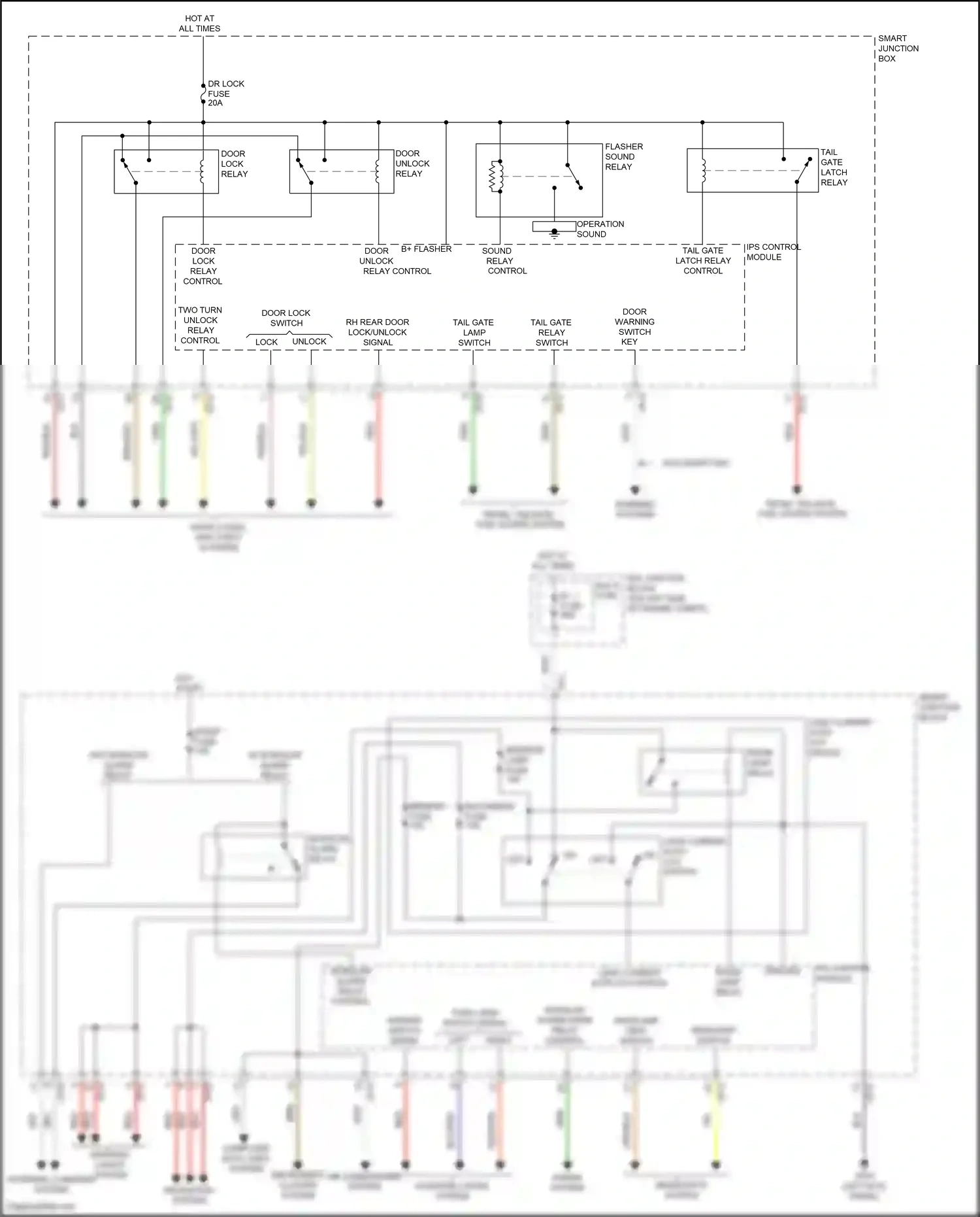 Wiring diagram starting/ charging system for Hyundai Veloster I facelift (2015-2017) (1 of 9)