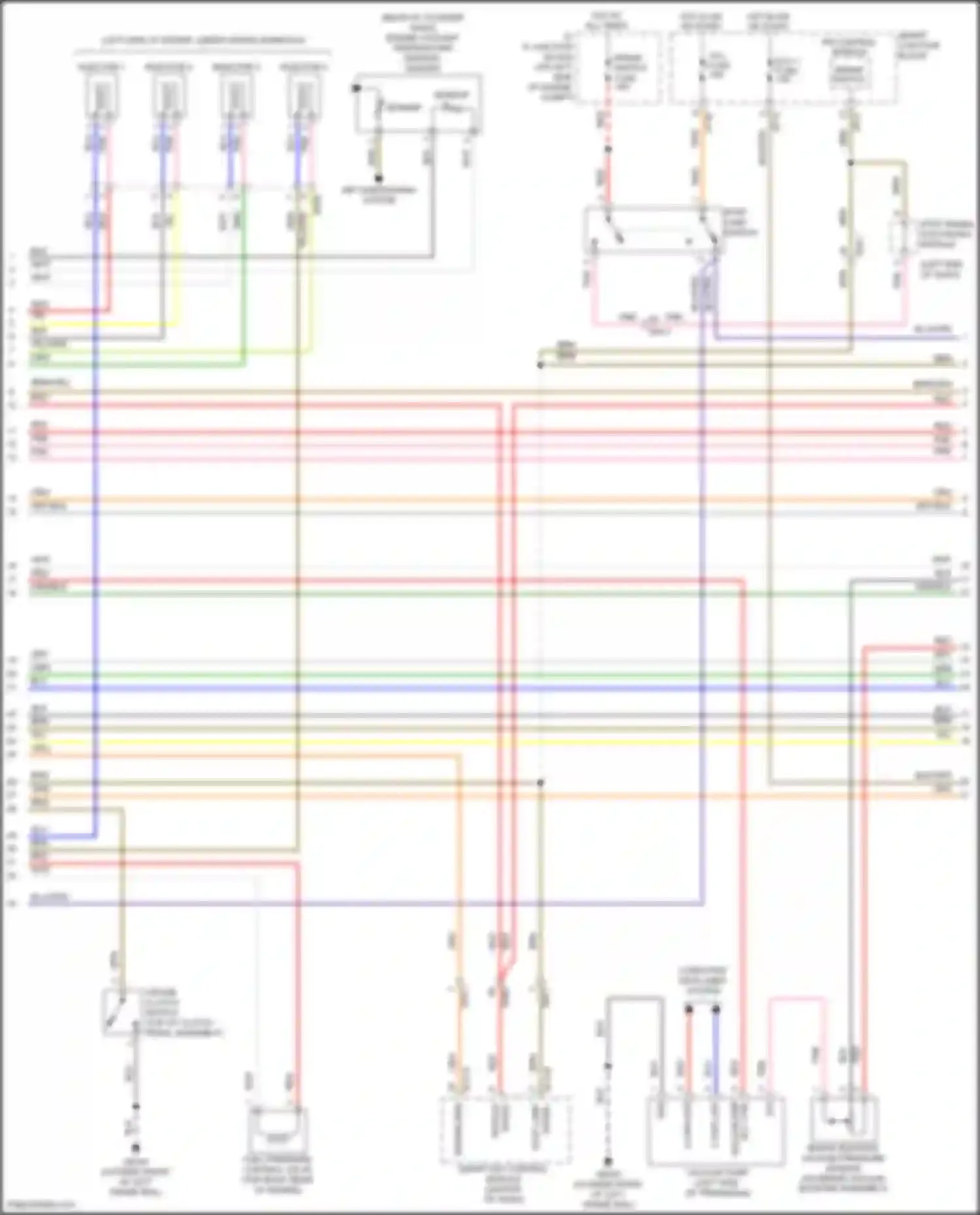 Wiring diagram stop lamp for Hyundai Veloster I facelift (2015-2017) (3 of 4)