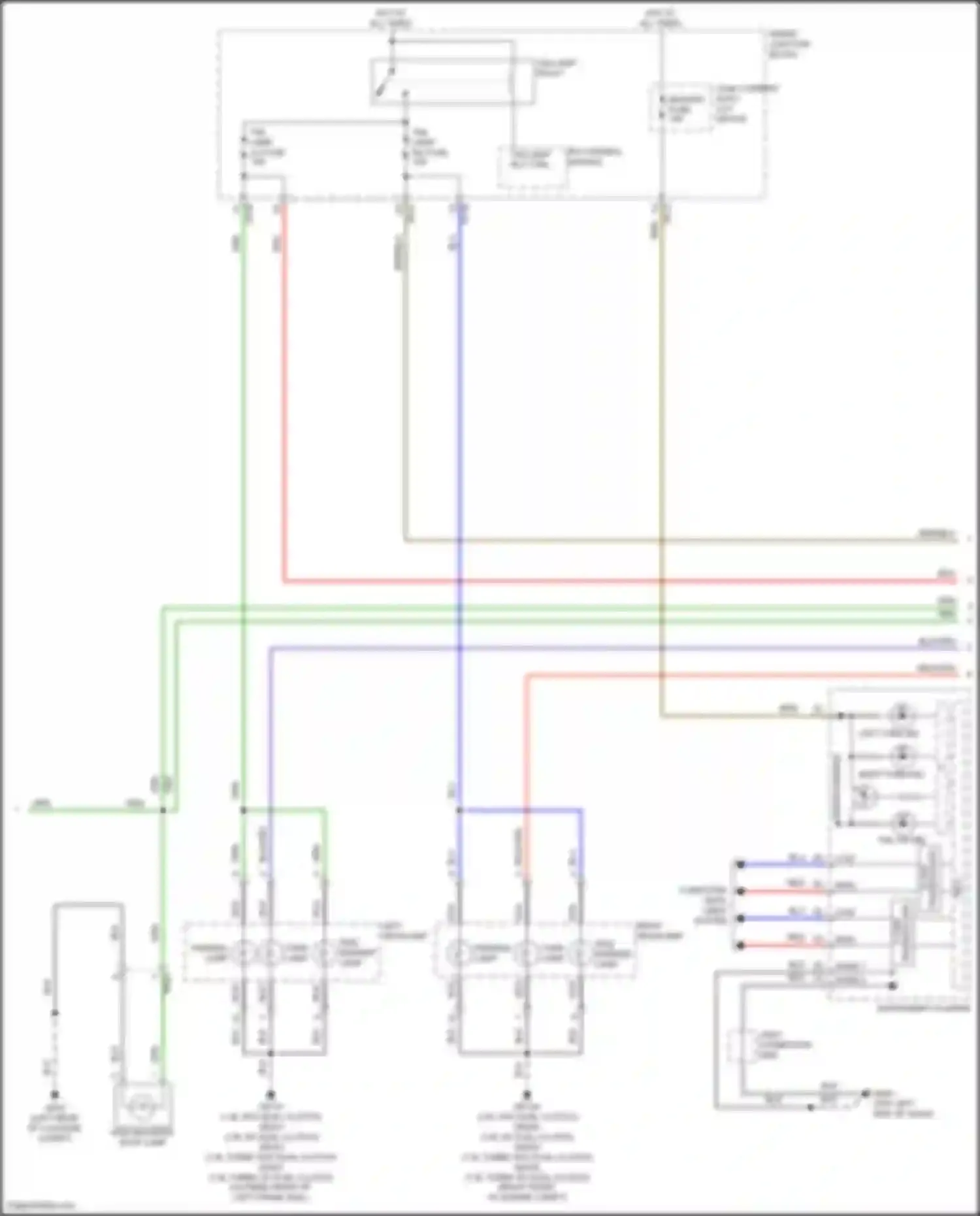 Wiring diagram tail on ind for Hyundai Veloster I facelift (2015-2017) (1 of 3)