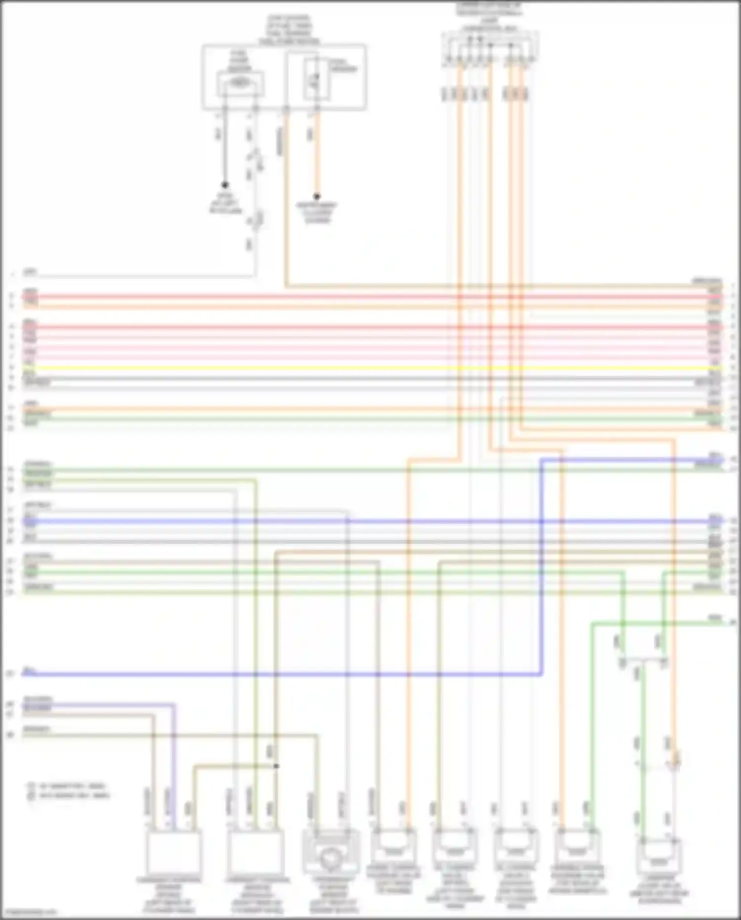 Wiring diagram variable intake solenoid valve for Hyundai Veloster I facelift (2015-2017) (1 of 2)