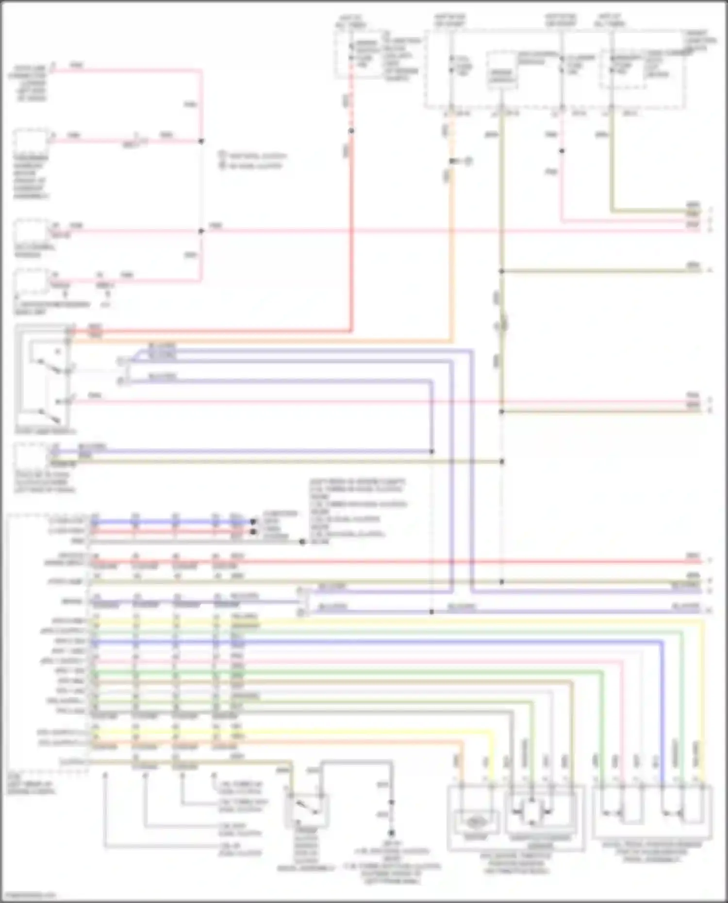 Wiring diagram vehicle speed input for Hyundai Veloster I facelift (2015-2017) (1 of 3)