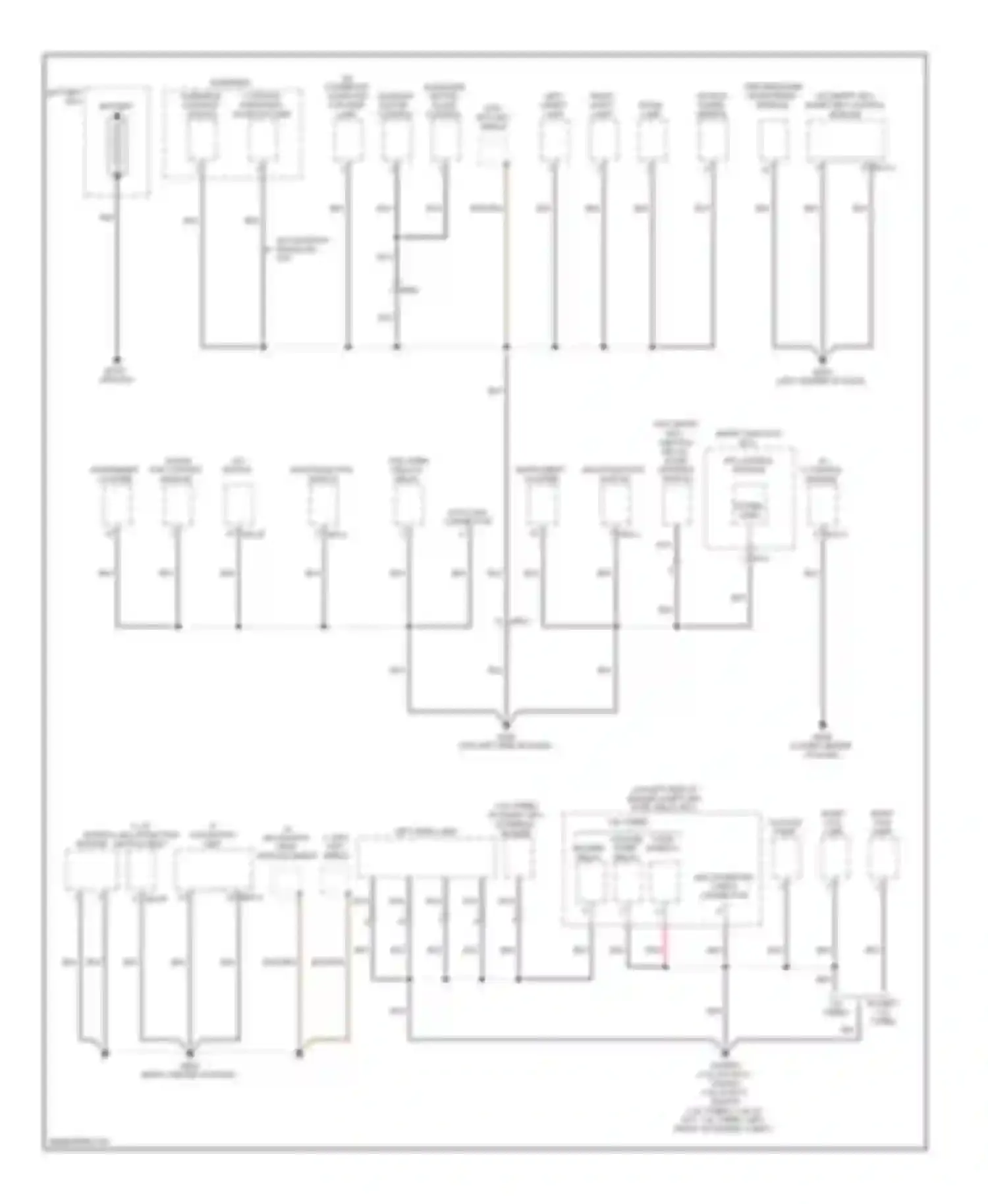Veloster Hyundai I (2011-2015): Ground distribution circuit (1 of 4)