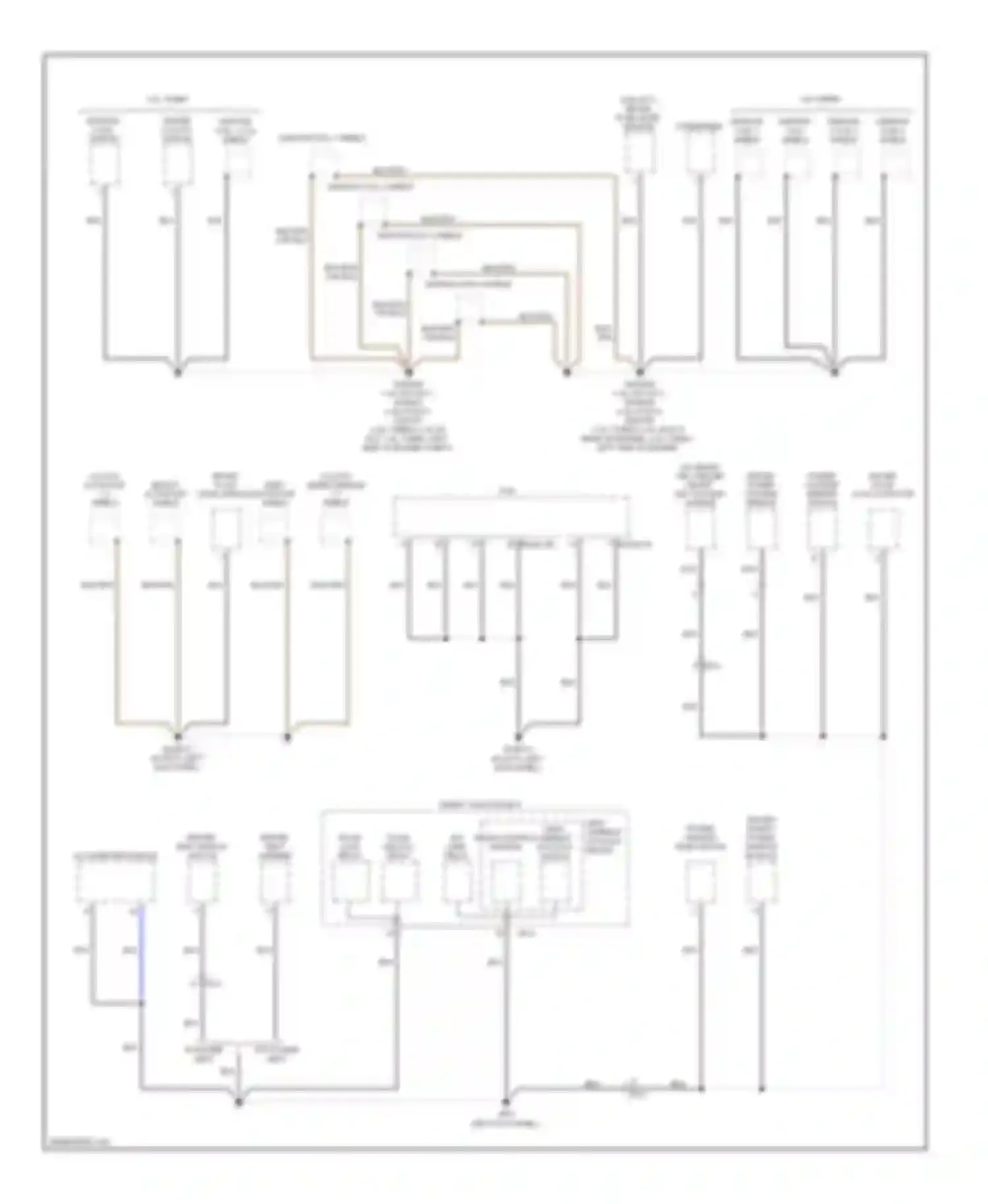 Veloster Hyundai I (2011-2015): Ground distribution circuit (3 of 4)